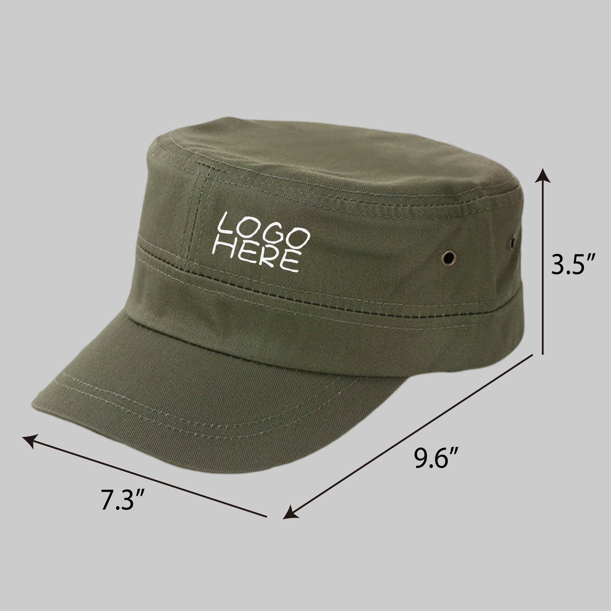 Washed Cotton Hat Distressed Cadet Cap 2