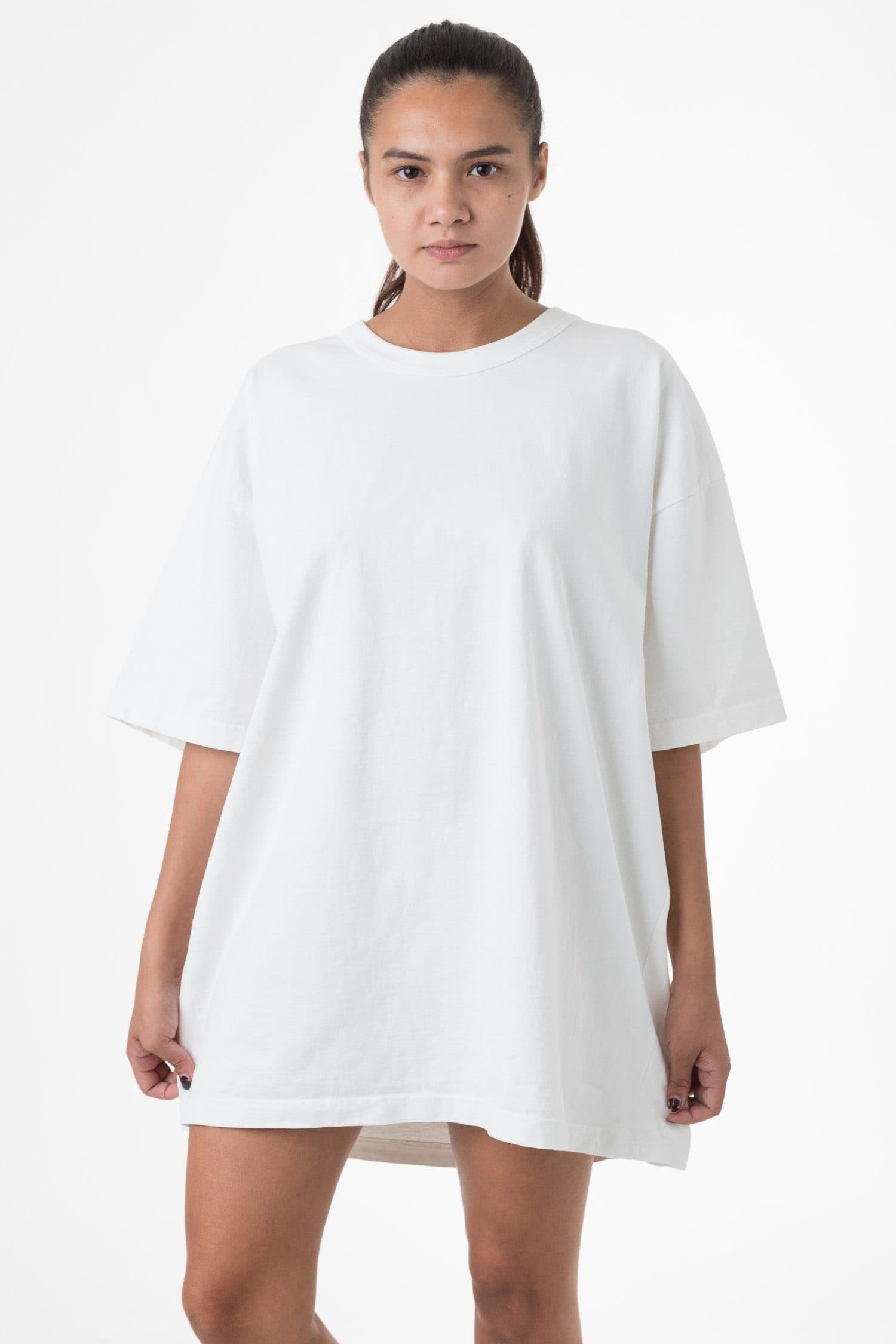 8.5 OZ HEAVY JERSEY GARMENT DYE T-SHIRT W BINDING 4
