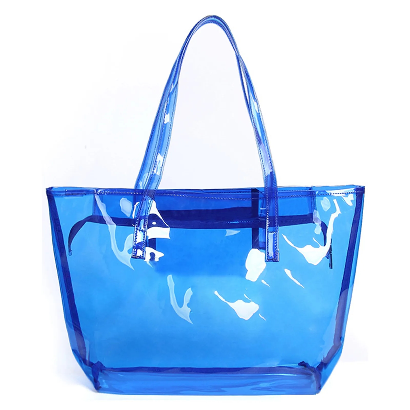 Colorful Pvc Handbag Transparent Shoulder Bag 3