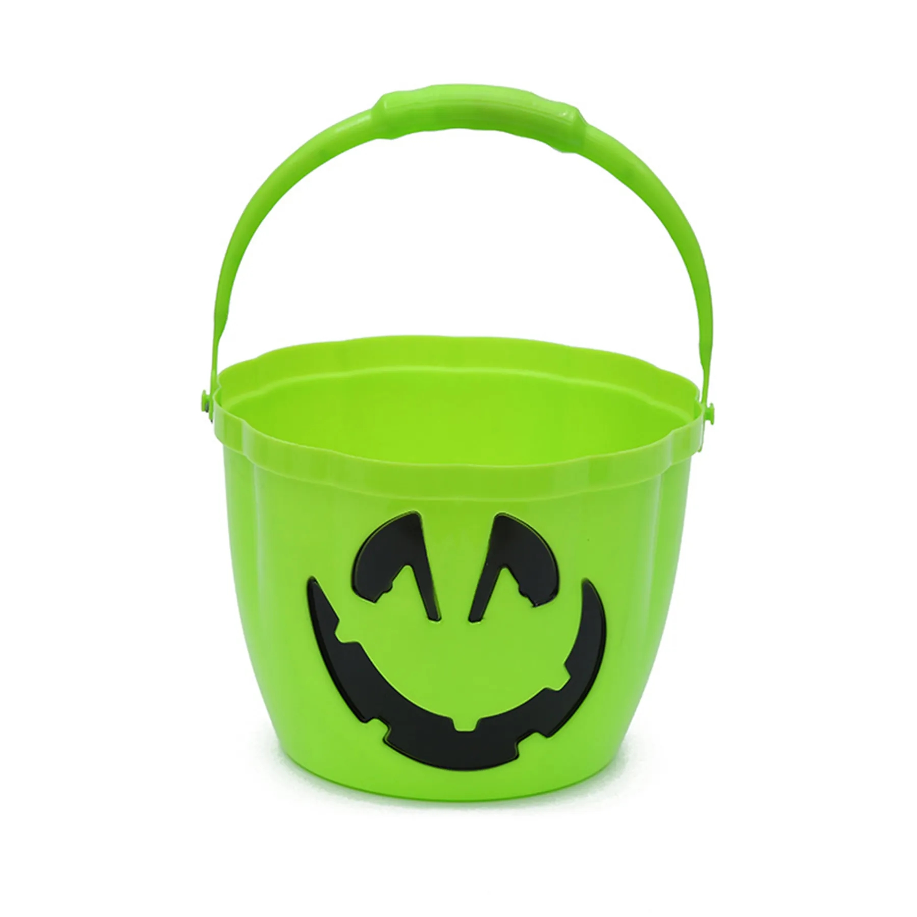 Light Up Halloween Pumpkin Buckets with LED Handle 8