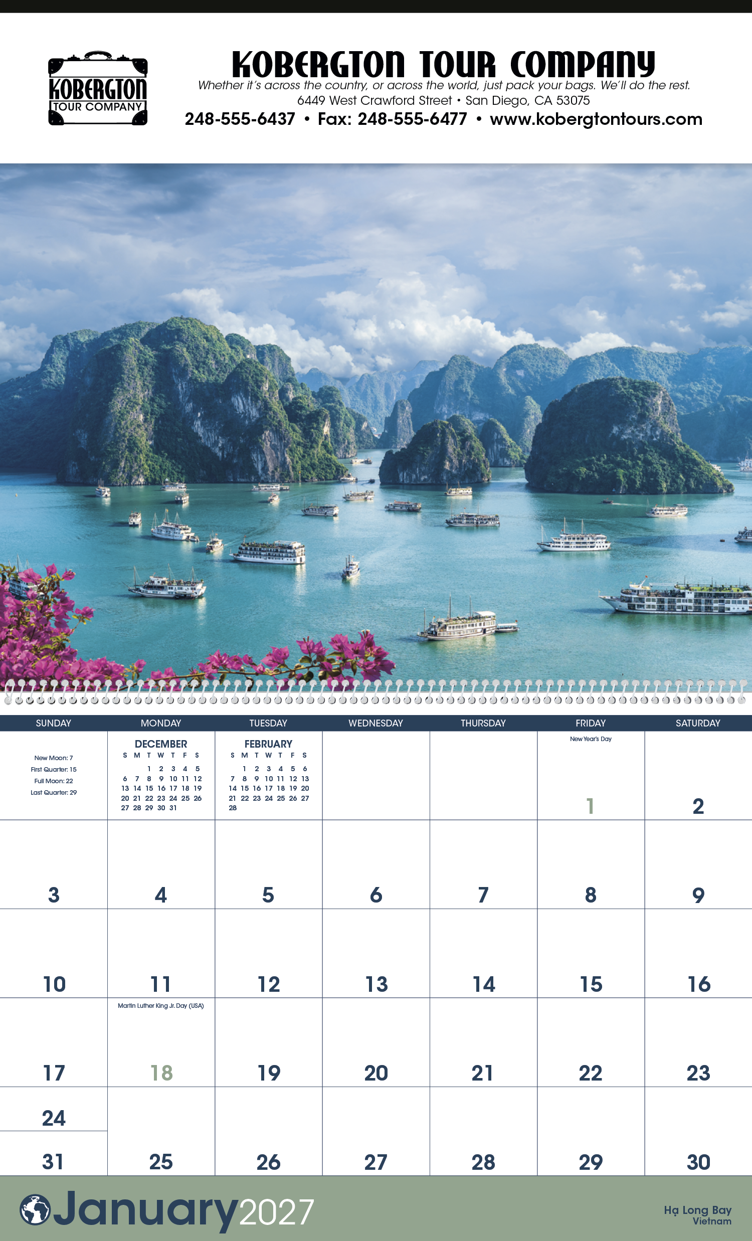 Triumph® Calendars World Scenic Calendar 48
