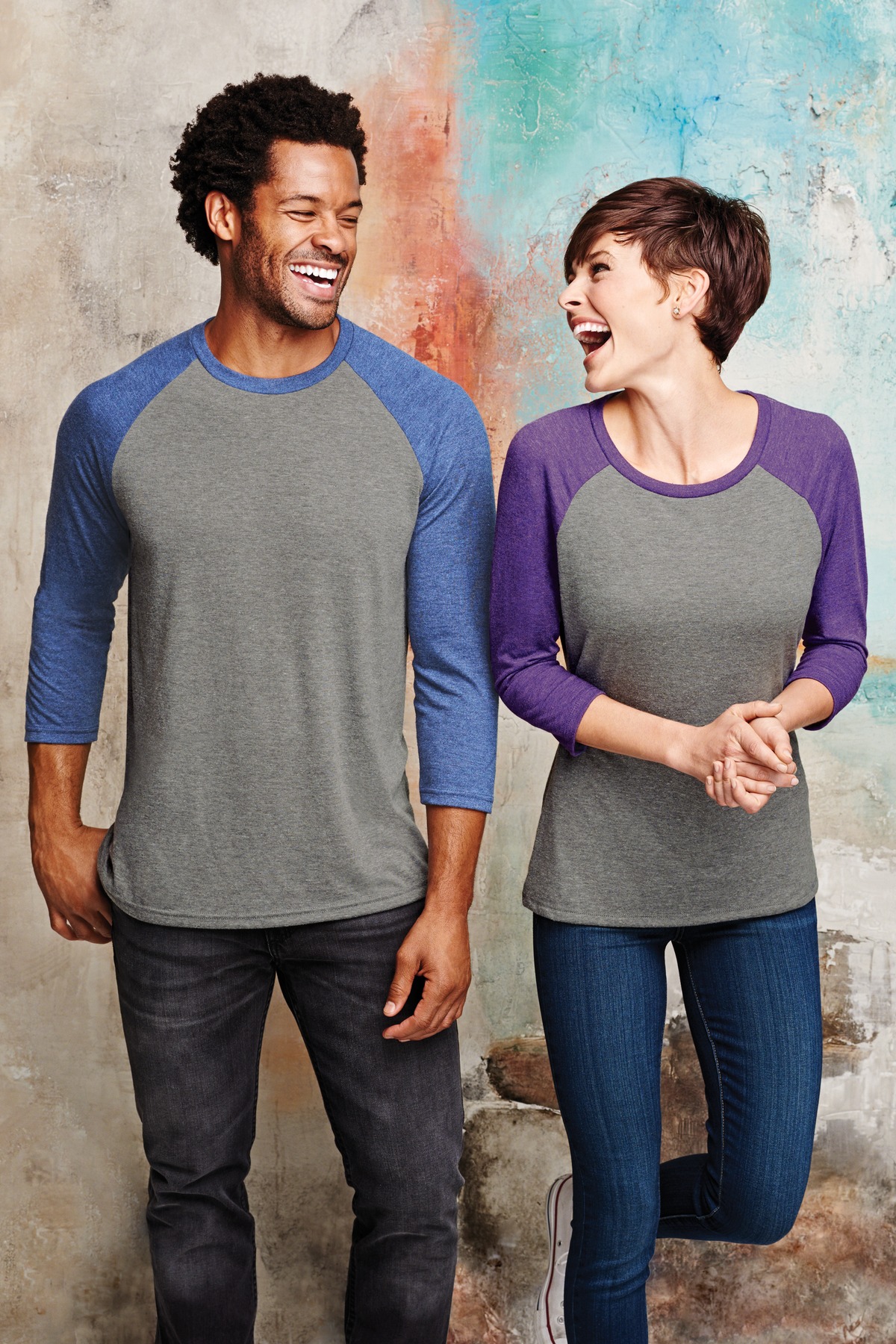 Perfect Tri 3/4-Sleeve Raglan