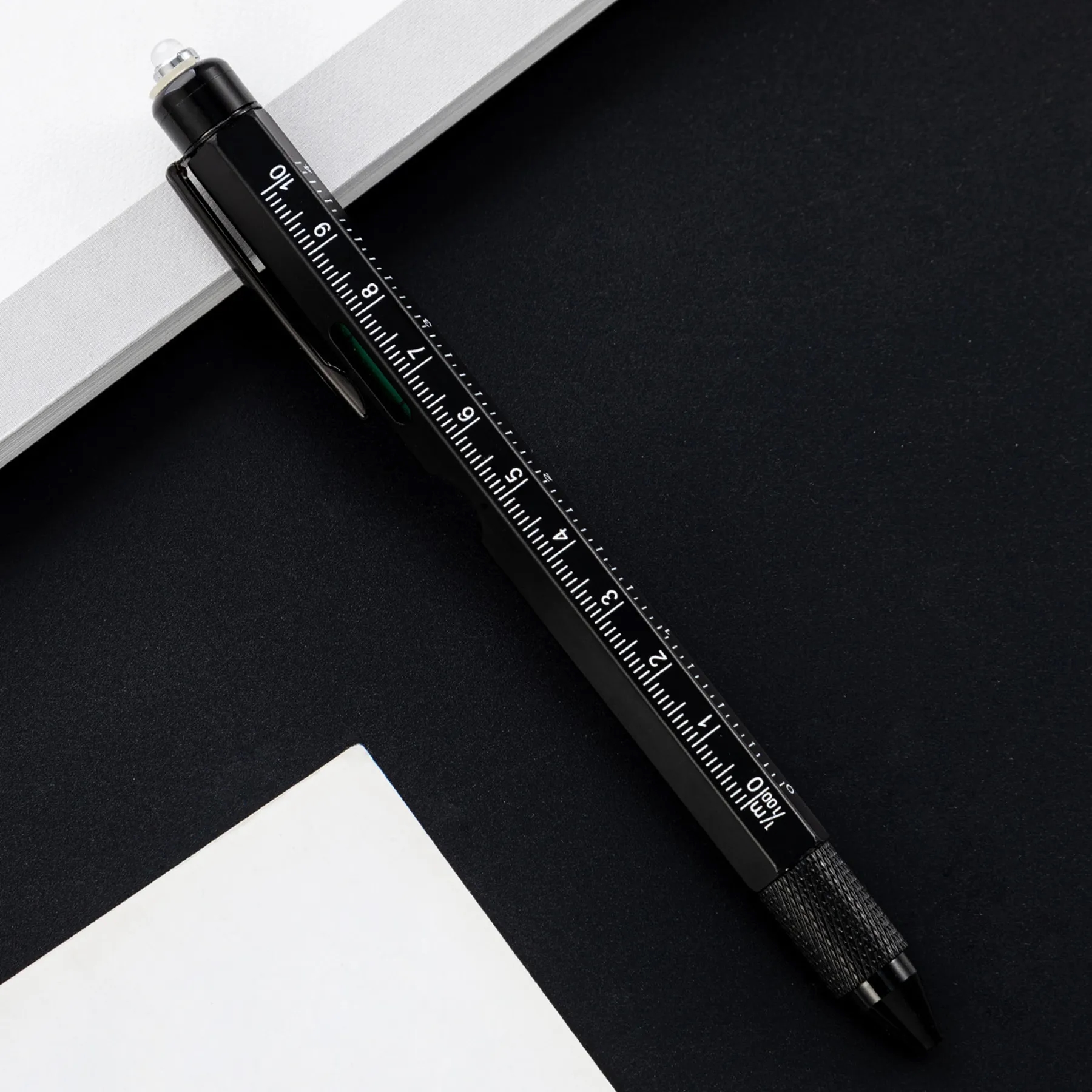 9 in 1 Metal Multi Tool LED Light Touch Ballpoint Pen 14