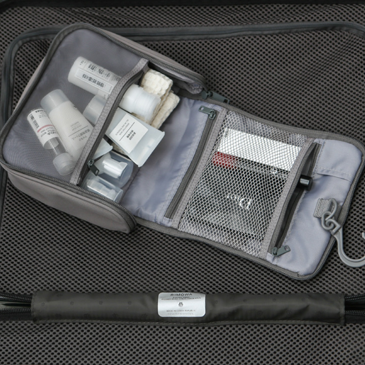 Customizable Hanging Travel Toiletry Bag with Hook 6