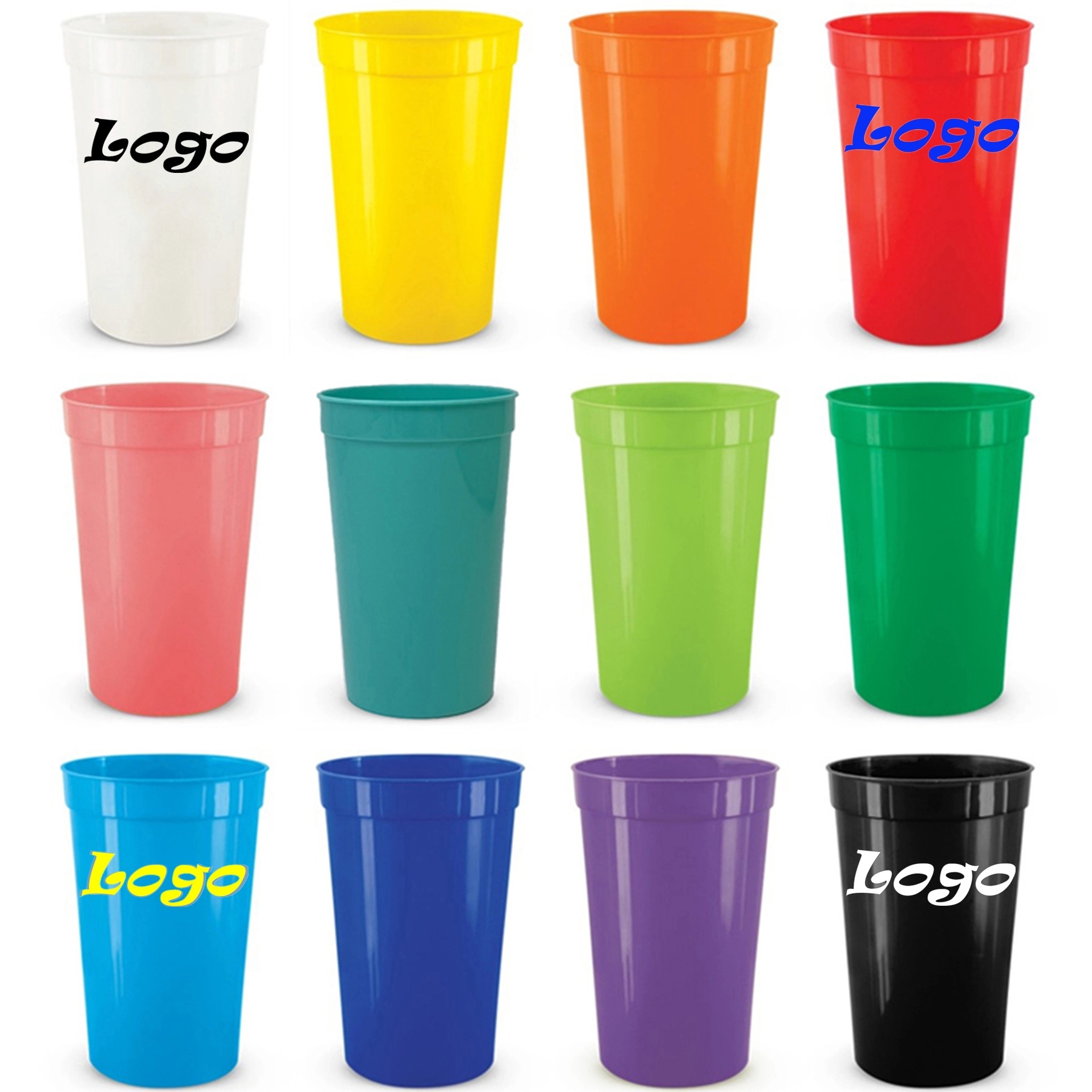16oz Reusable Plastic Cup 1