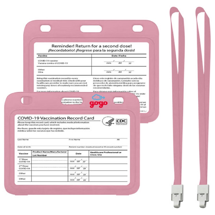 Vaccine Card Sleeve & Lanyard Set 3