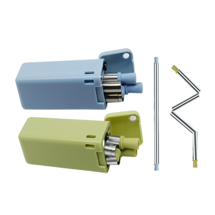 Reusable Collapsible Stainless Steel Straw 2