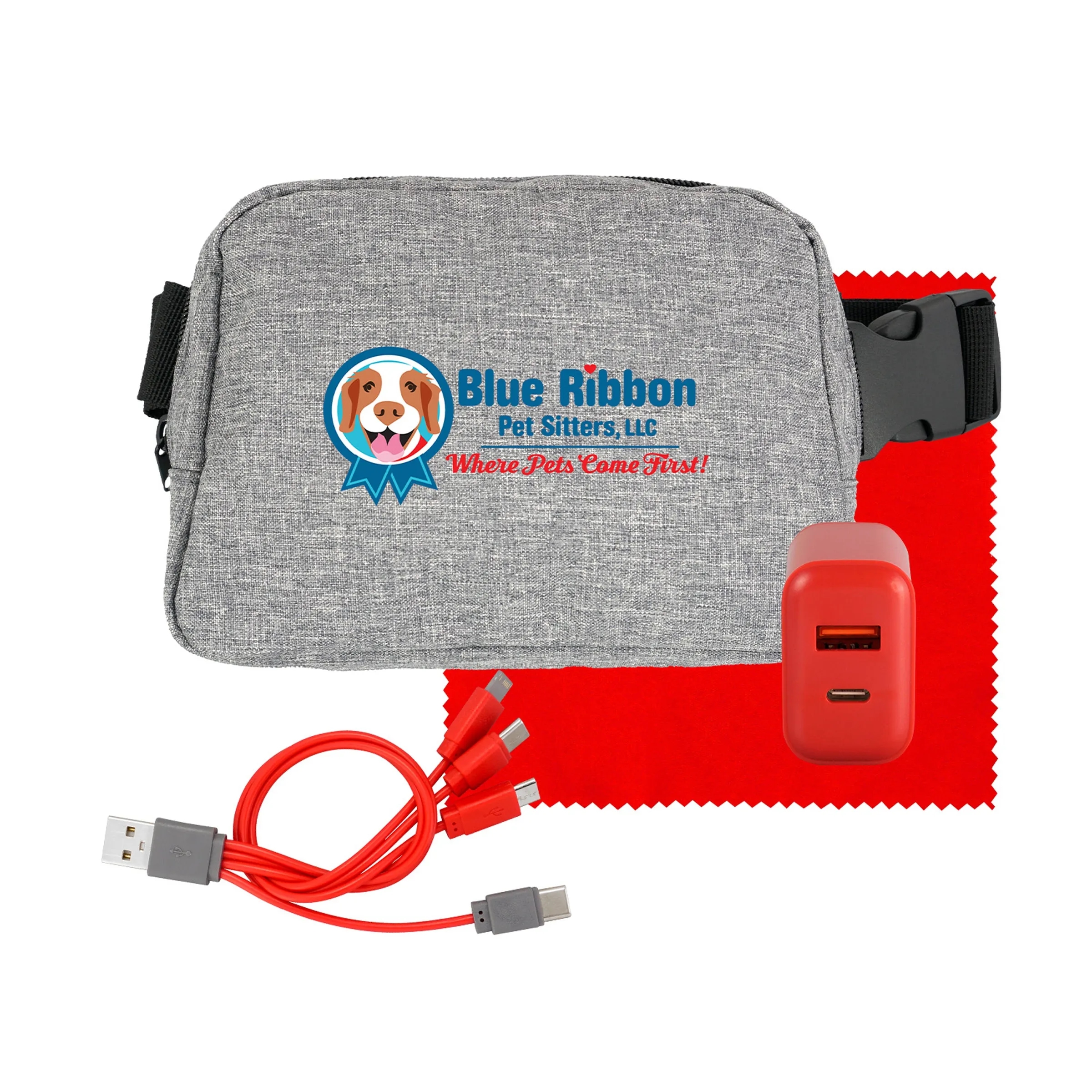 FAST CHARGER RECYCLED FANNY PACK SET 5