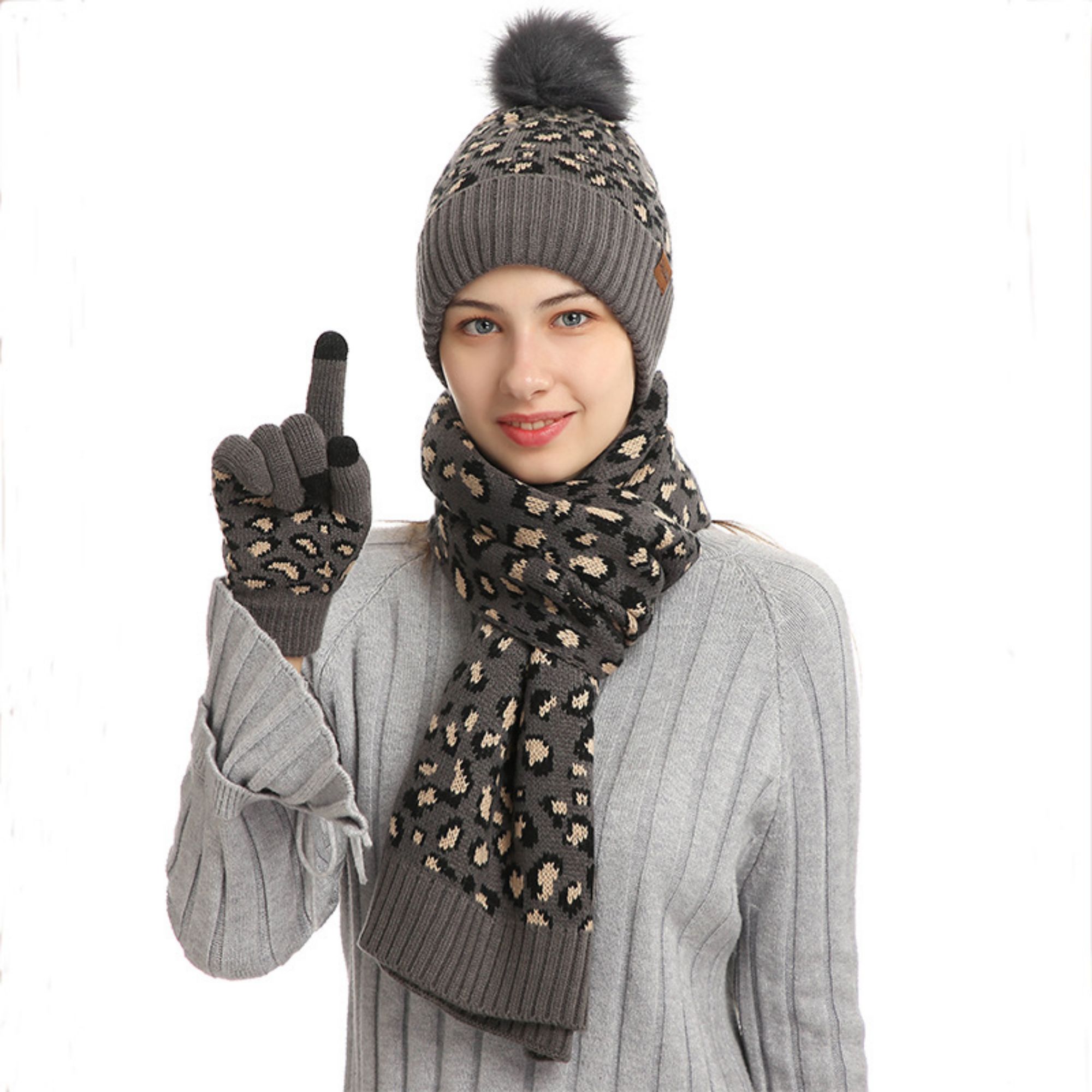 3 In 1 Winter Warm Set For Women 4