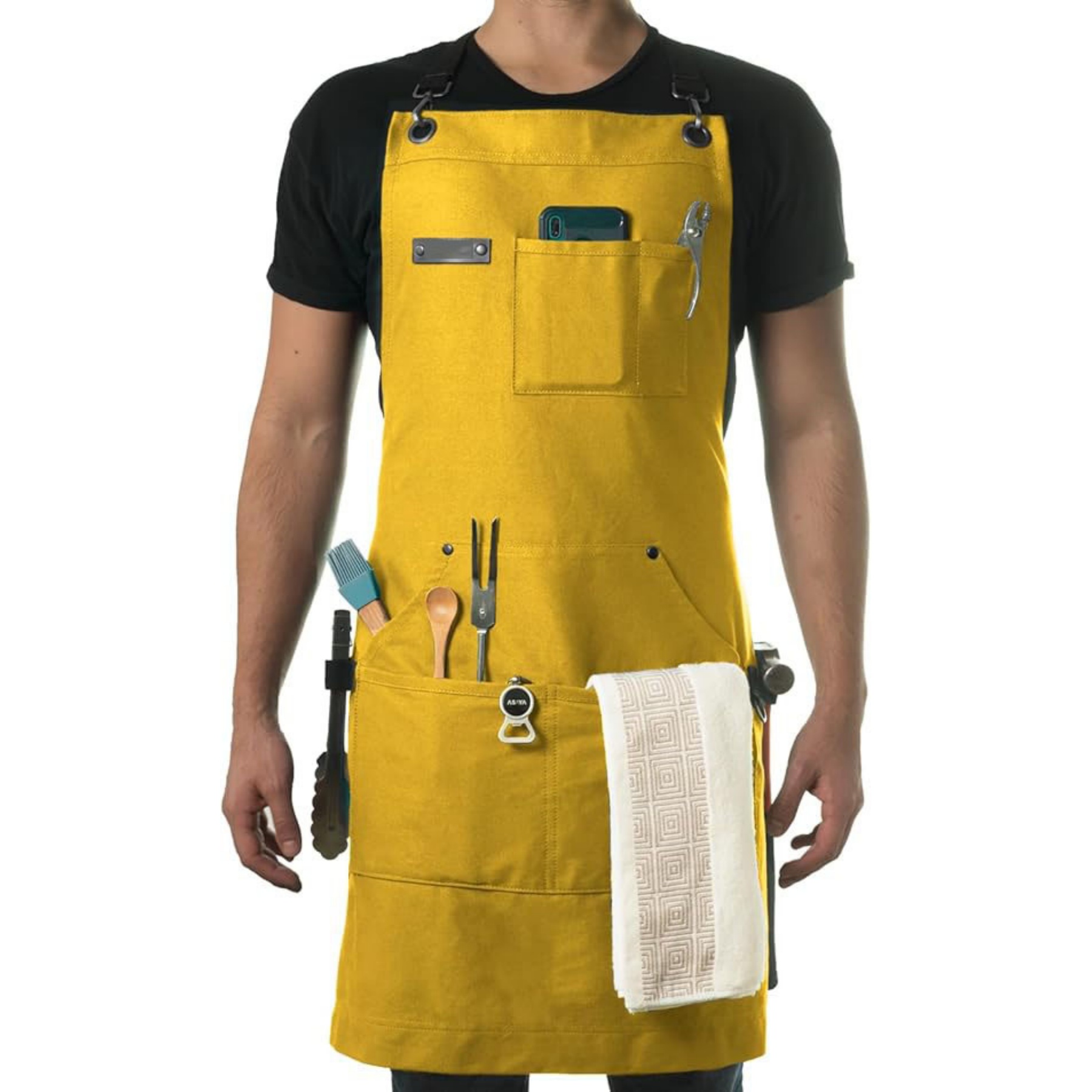Cotton Canvas BBQ Apron 11