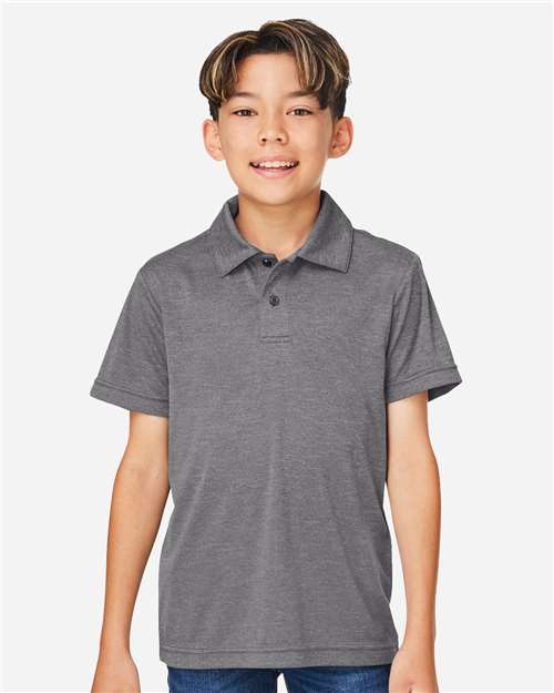Youth Zone Sonic Heather Performance Polo - TT51HY 18