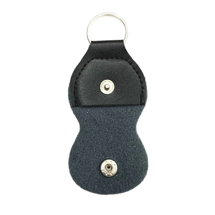 Leather Guitar Pick Holder Case Keychain 7