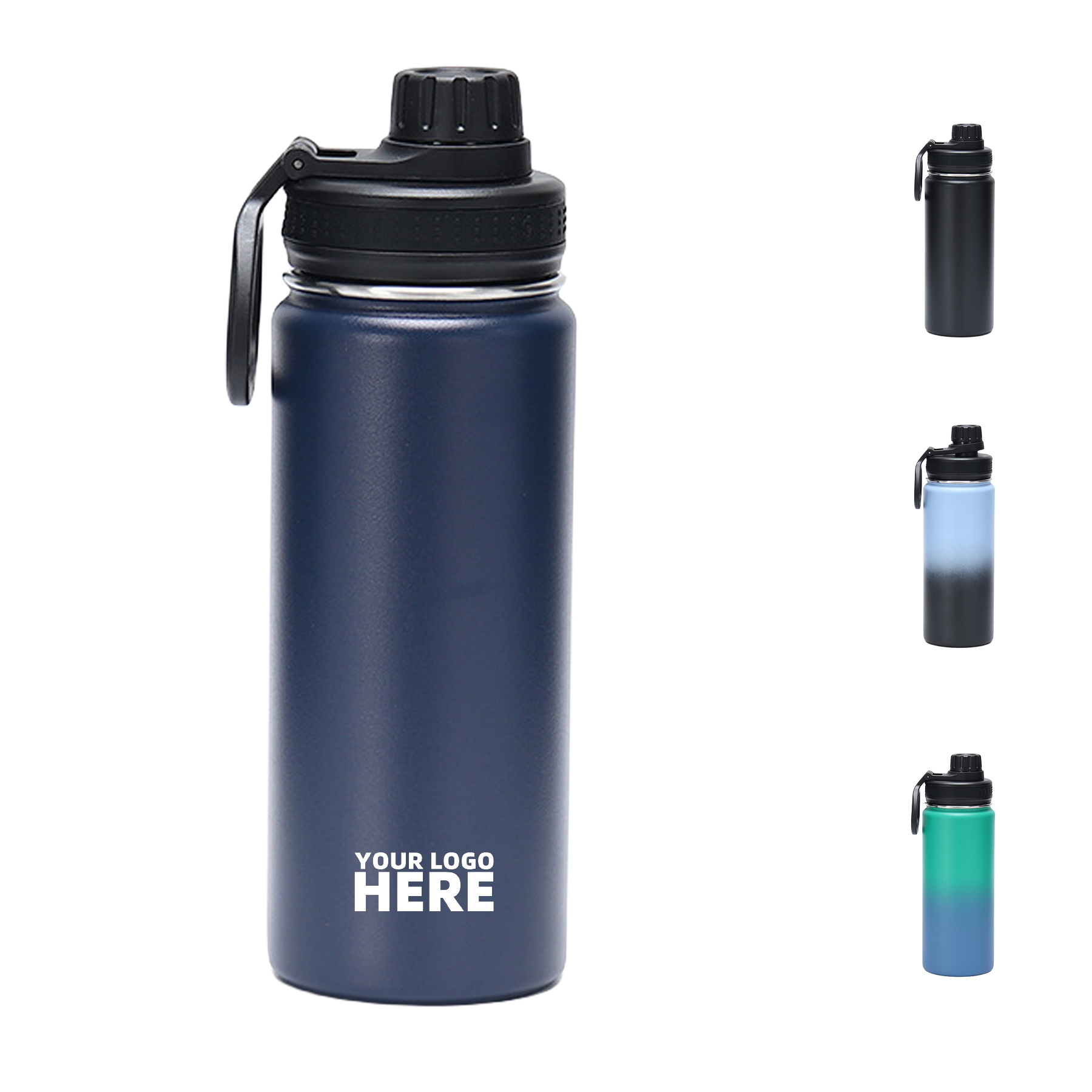 21 OZ Insulated Water Bottle, custom water bottle with logo imprint 2