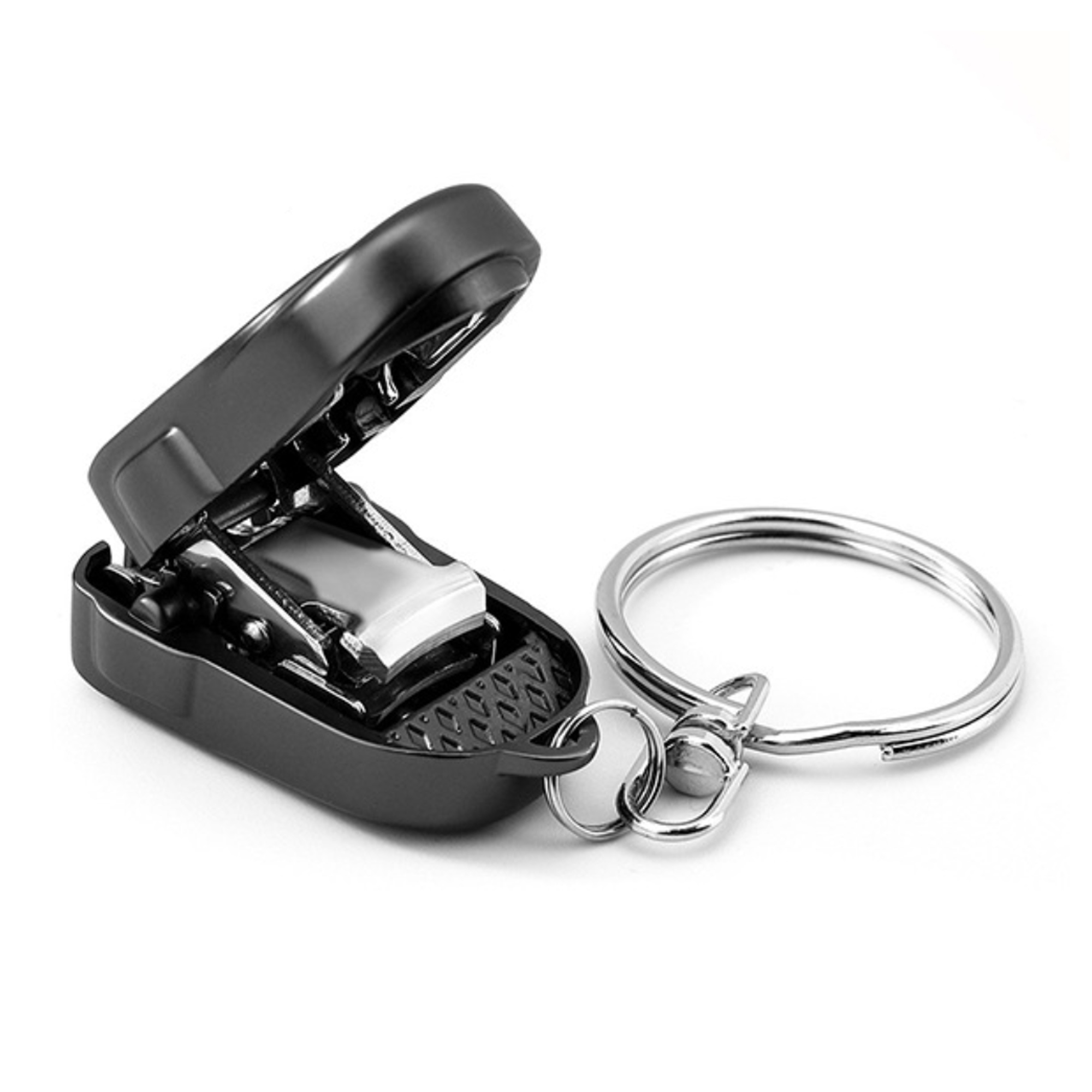 Portable Folding Nail Clipper Keychain 3