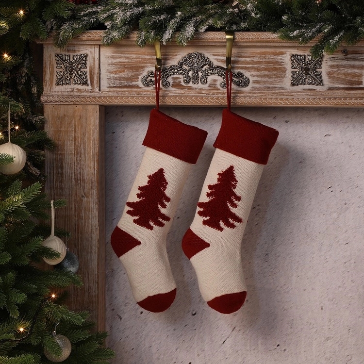 Cute Knitted Christmas Stocking 7