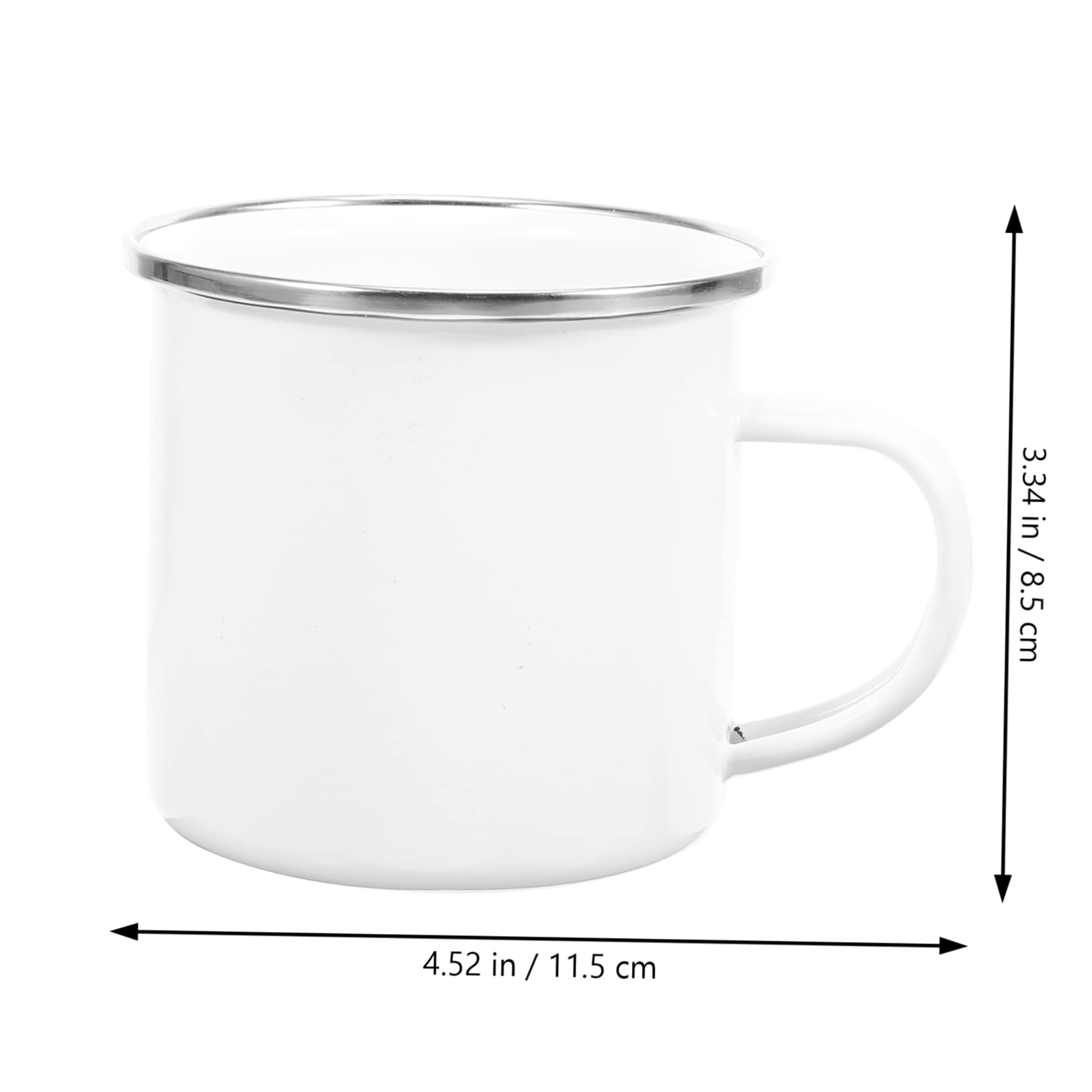 Enamel White Mug 5