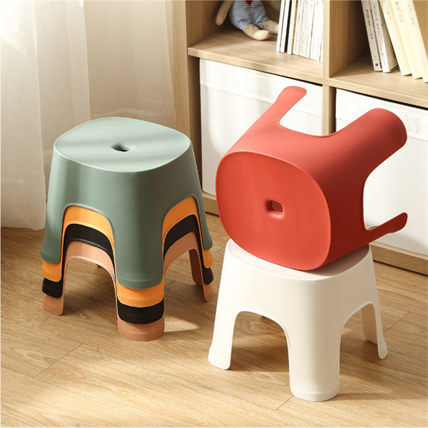 Children's Plastic Non-slip High Stool Chair 2