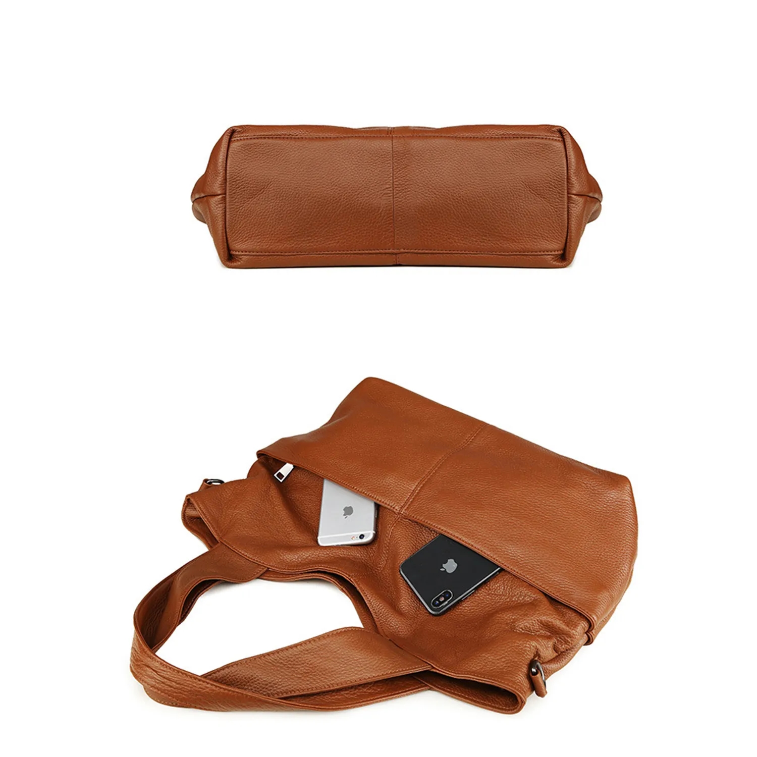 Large Capacity Vintage Genuine Leather Bag 7