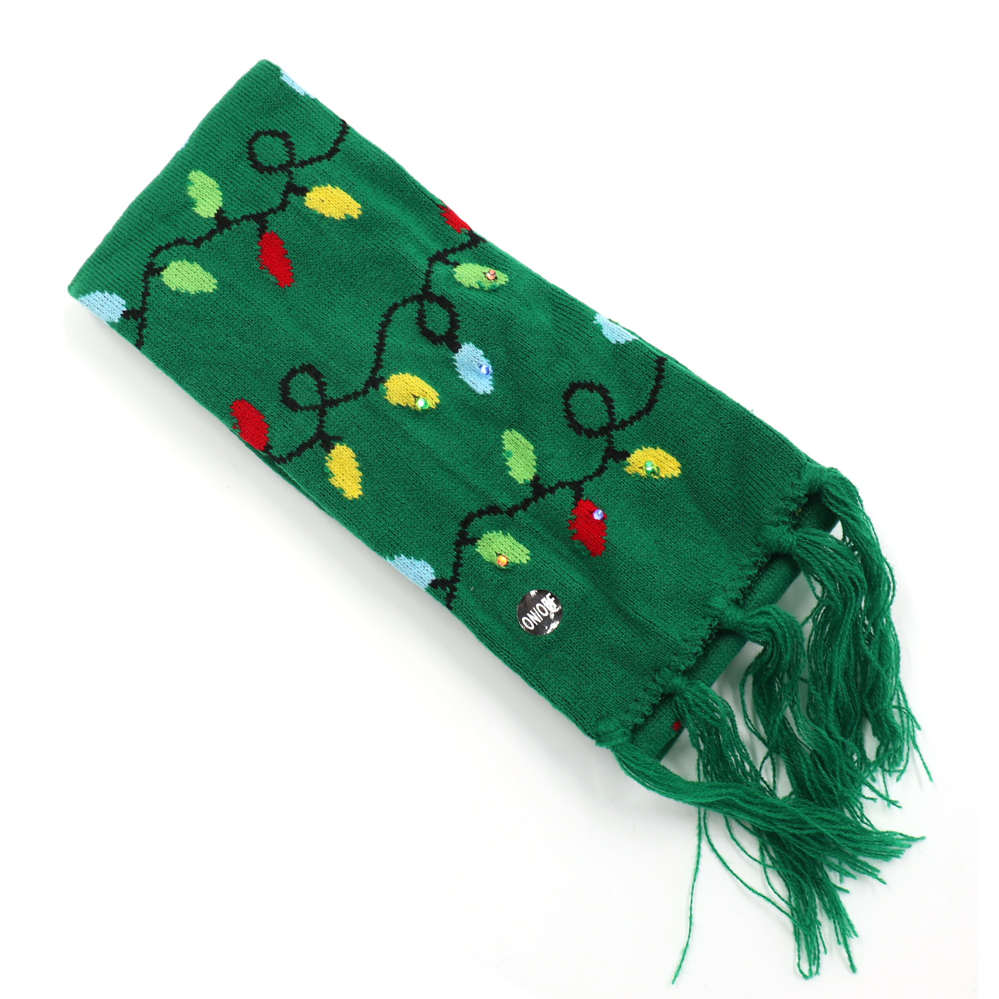 LED Lighted Scarf with Patterned Design 15