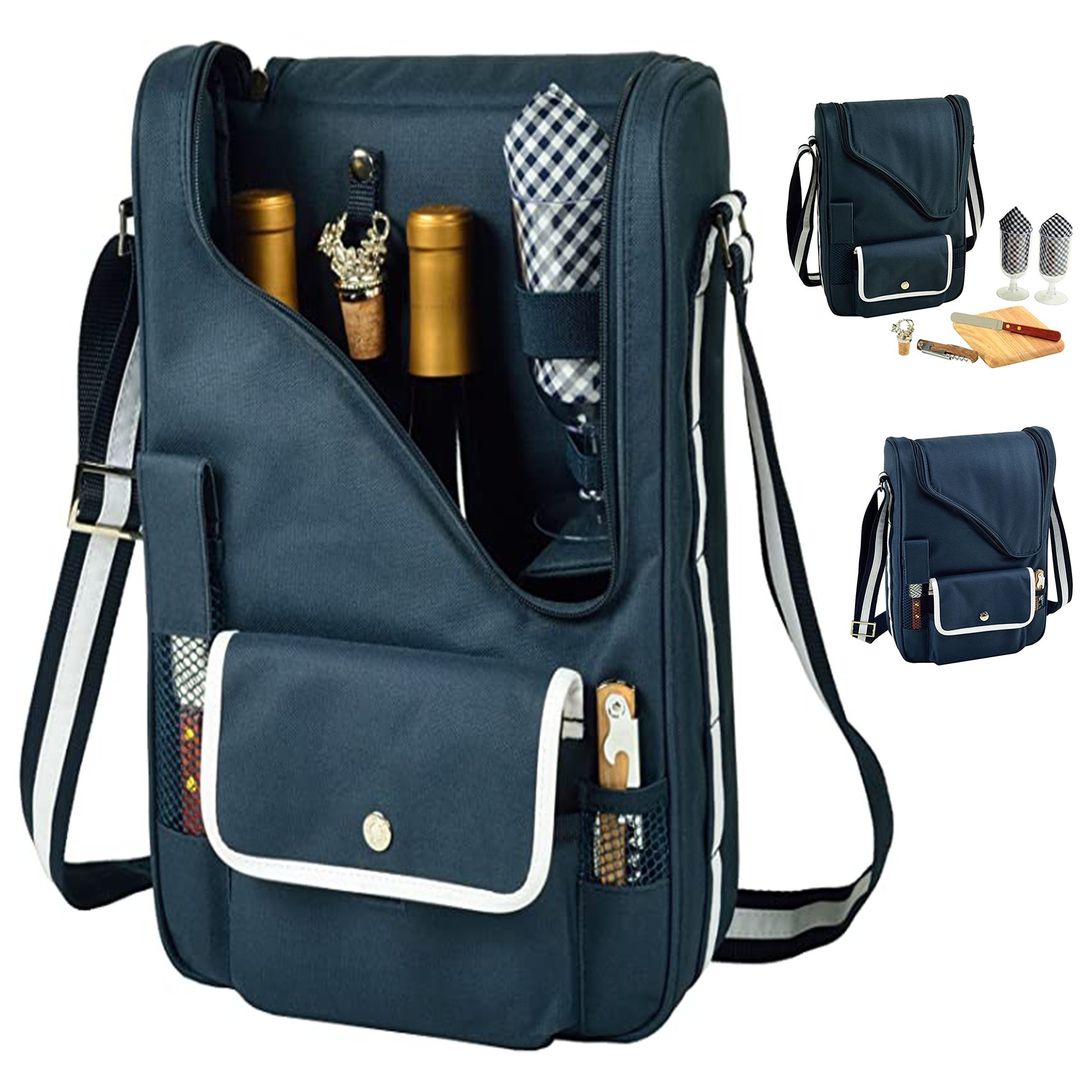 Insulated Wine and Cheese Cooler Bag 2