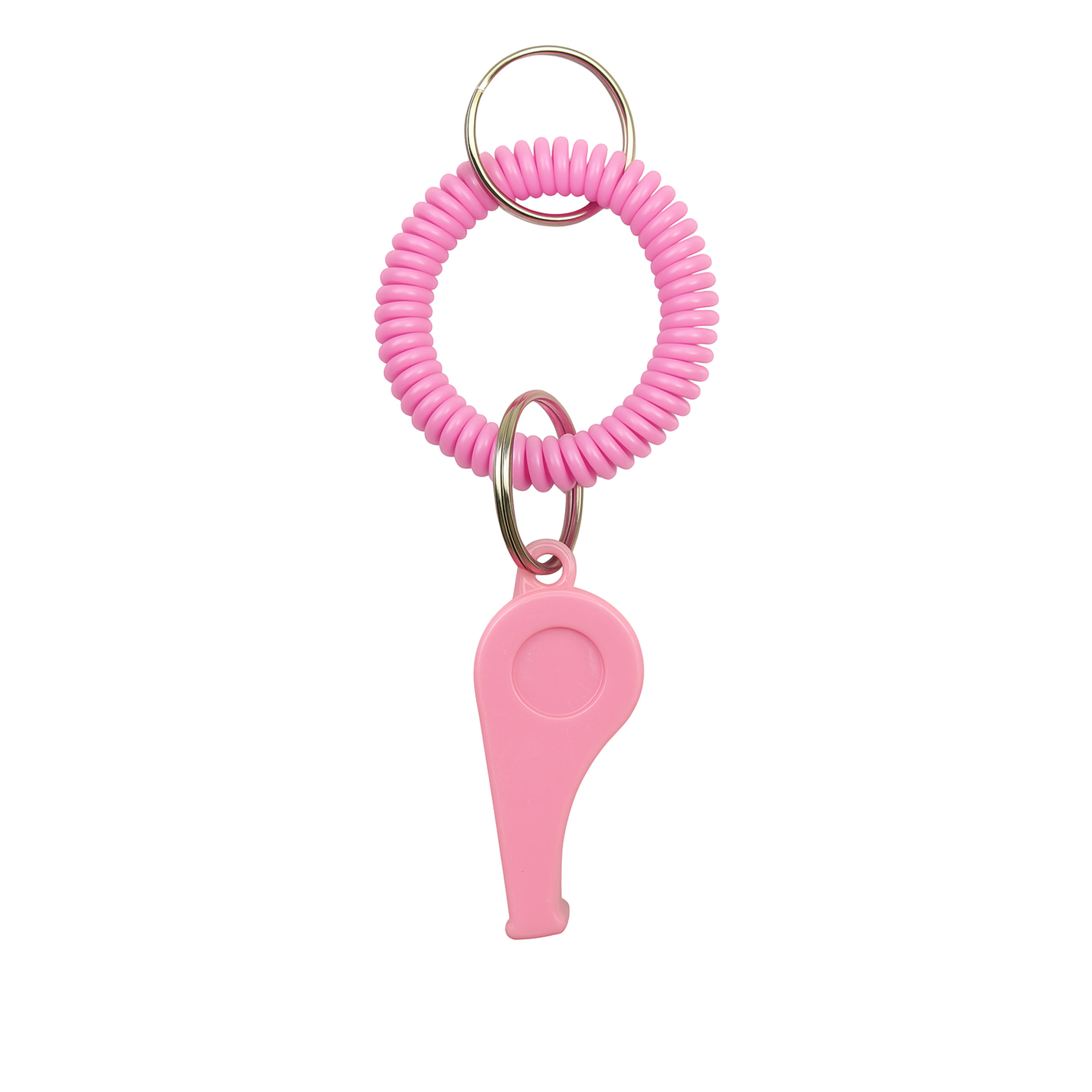 Coiled Wrist Whistle Keychain 9