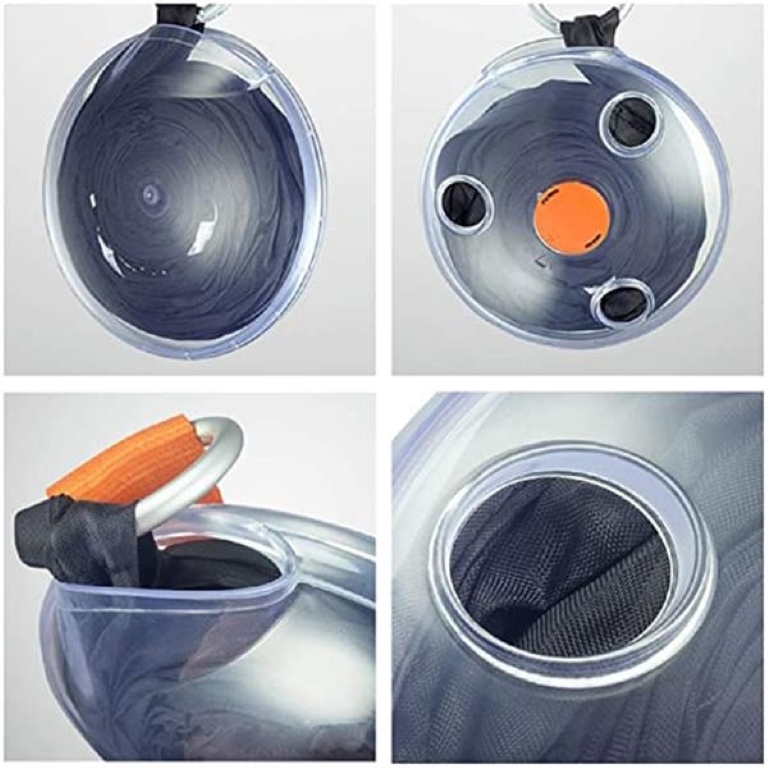 Folding telescopic small disc shopping bag 12