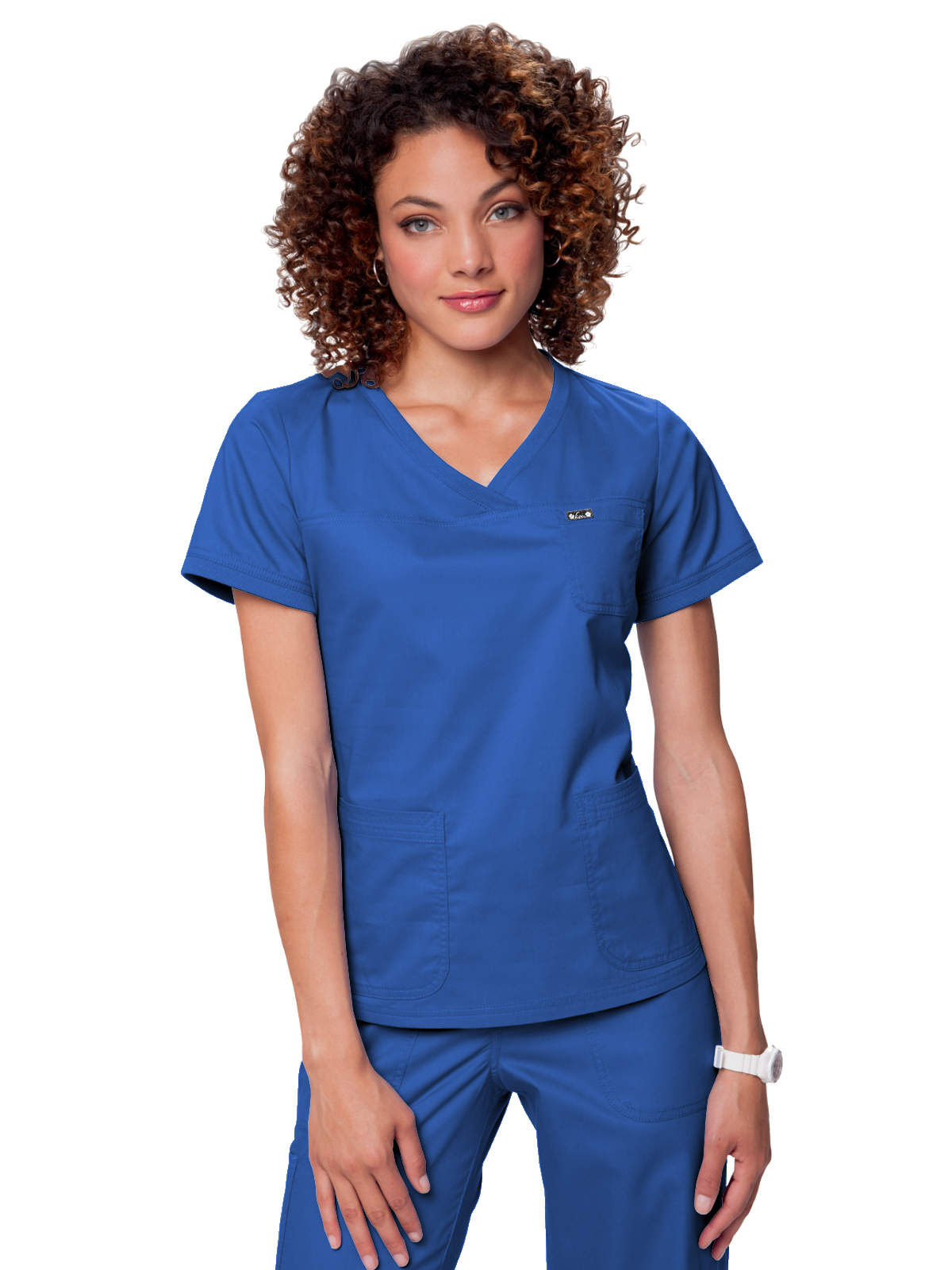 koi - Classics - Women's Three-Pocket Soft Rib Trim V-Neck Nicole Top 29