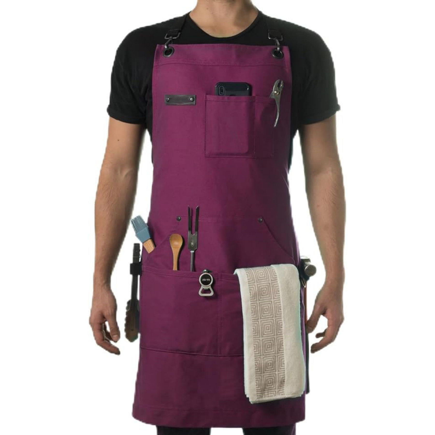 Cotton Canvas BBQ Apron 16
