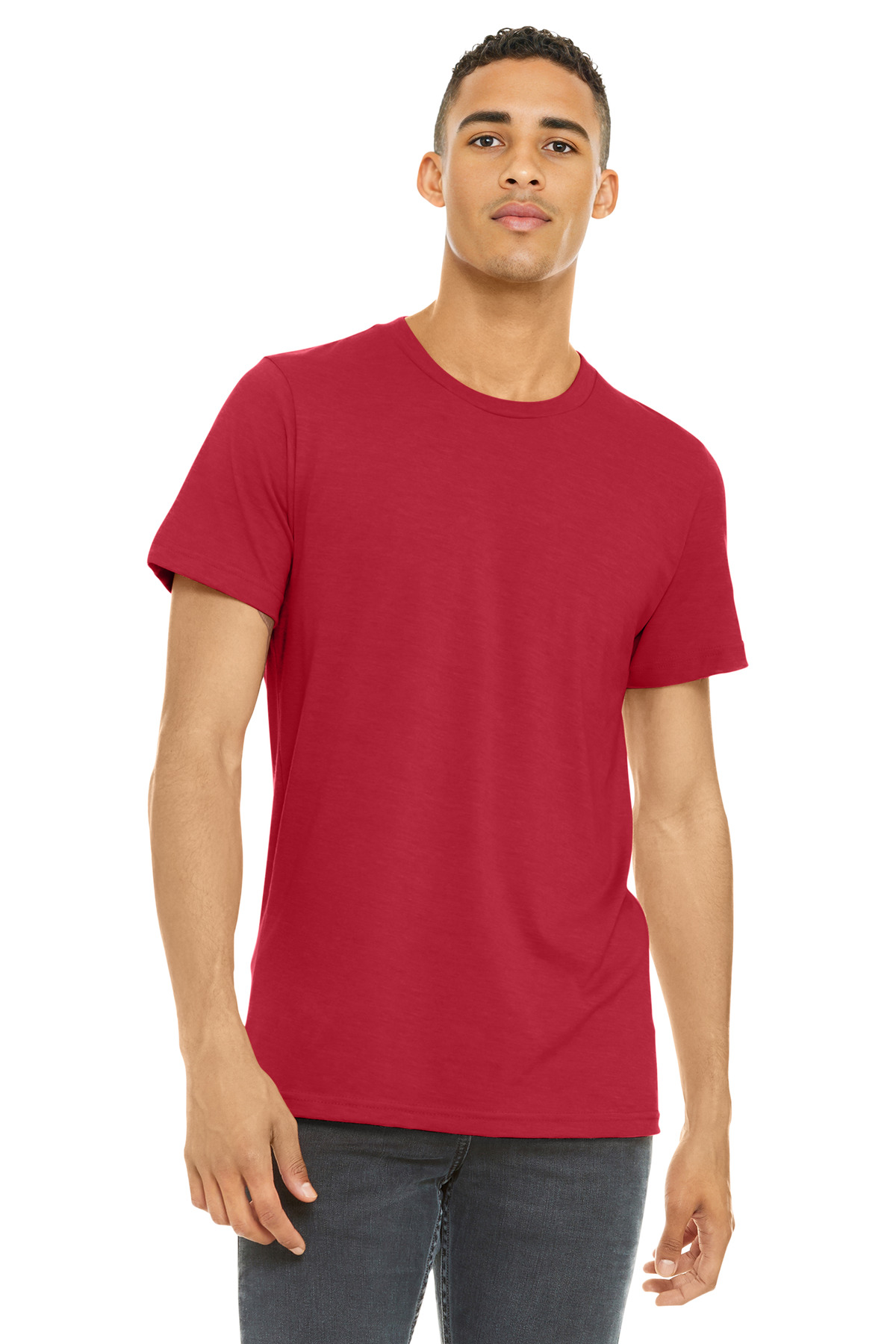 BELLA+CANVAS Unisex Heather CVC Short Sleeve Tee. BC3001CVC 98