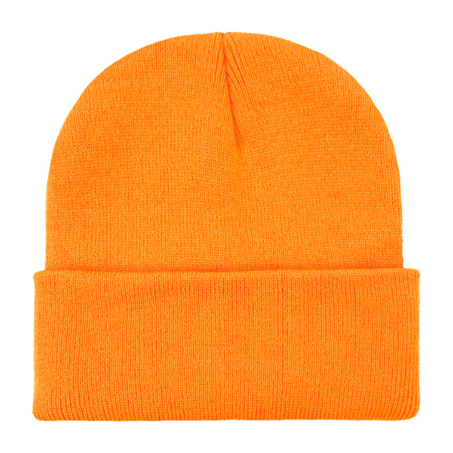 Classic Ribbed Cuffed Beanie with Custom Logo - 100% Acrylic 48