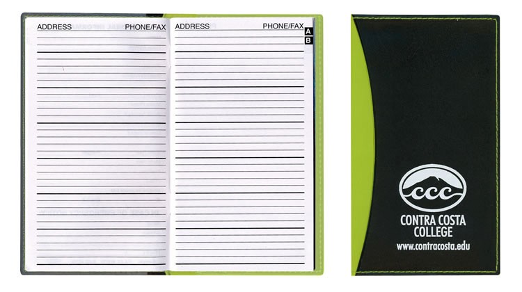 Soft Cover 2 Tone Vinyl France Series Address Book 2