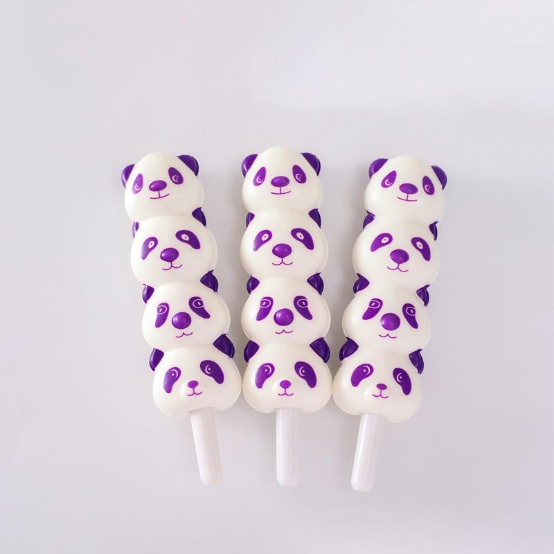 2 in 1 Squishy Pandas Ball Pen and Squeeze Toy 7