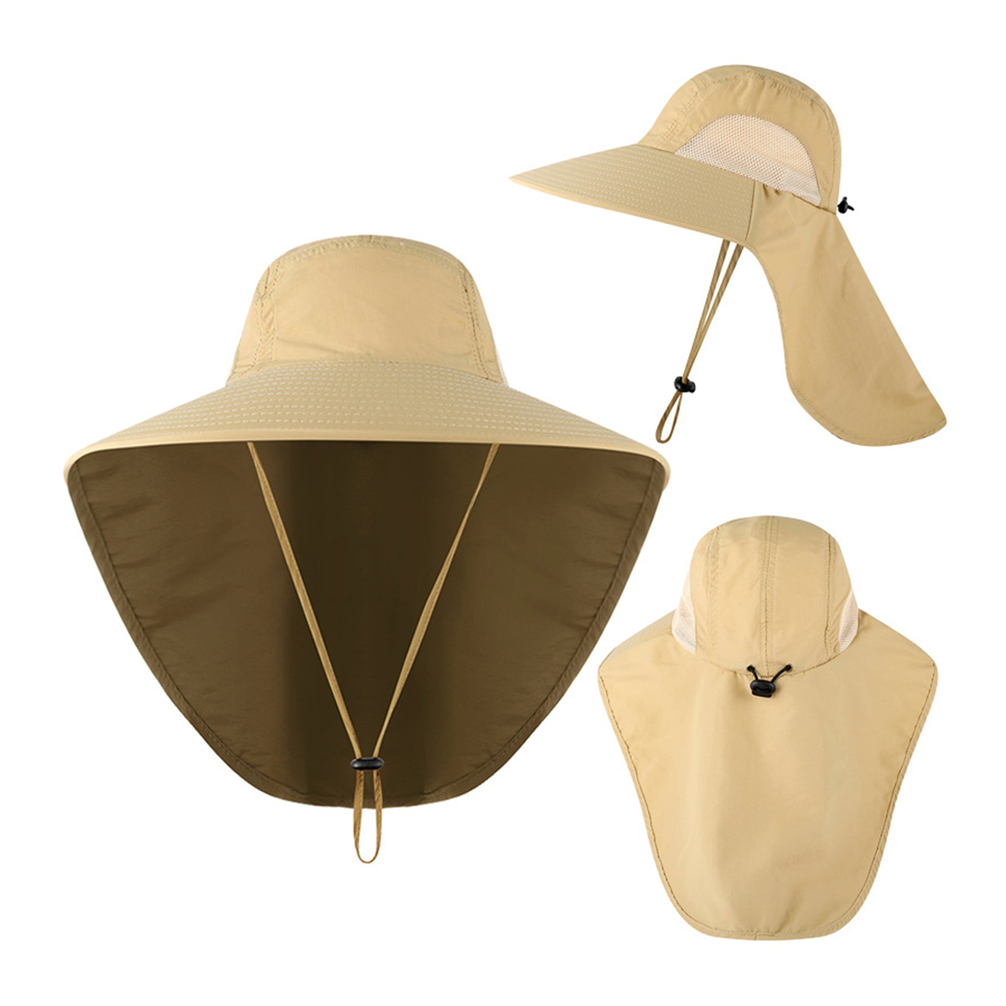 Wide Brim Fishing Hat With UV Protection And Adjustable Chin Strap 24