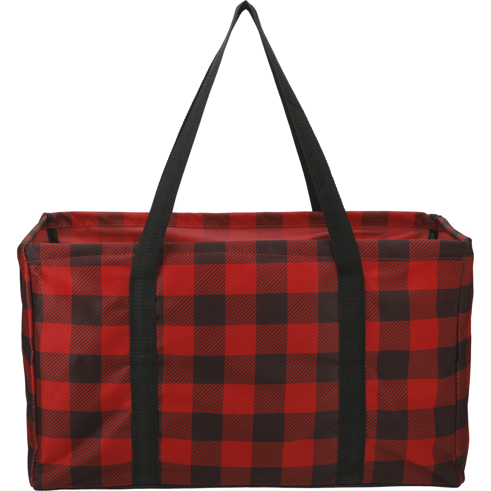 Buffalo Plaid Utility Tote 32