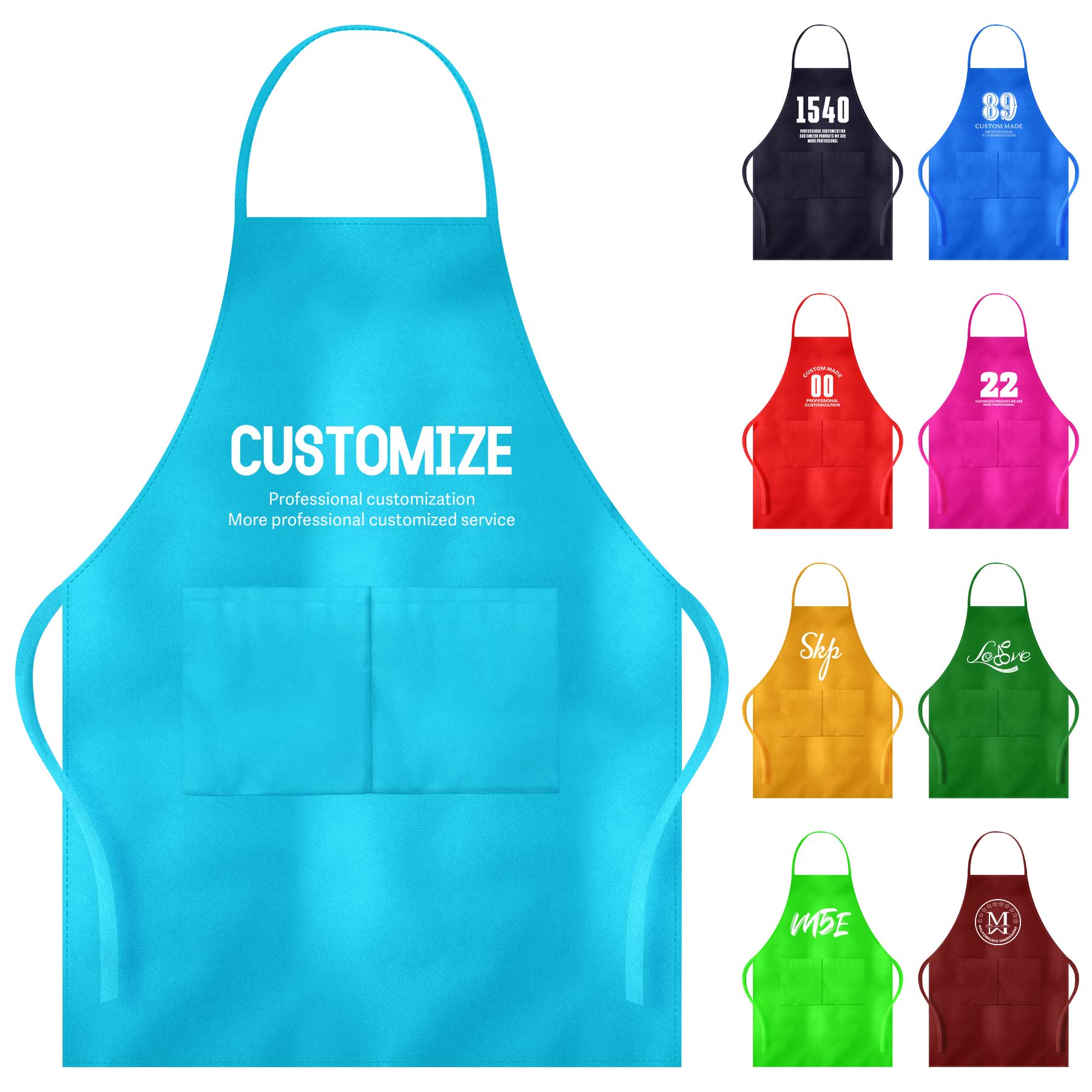 Kids Apron with Pocket 2