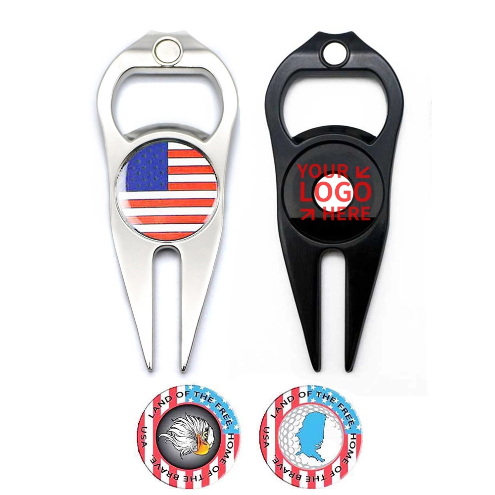 Golf Divot Repair Multitool Ball Marker Bottle Opener 3