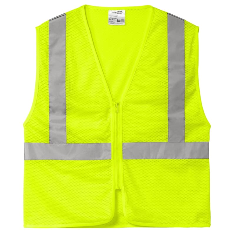 CornerStone ANSI 107 Class 2 Economy Mesh Zippered Vest. 9