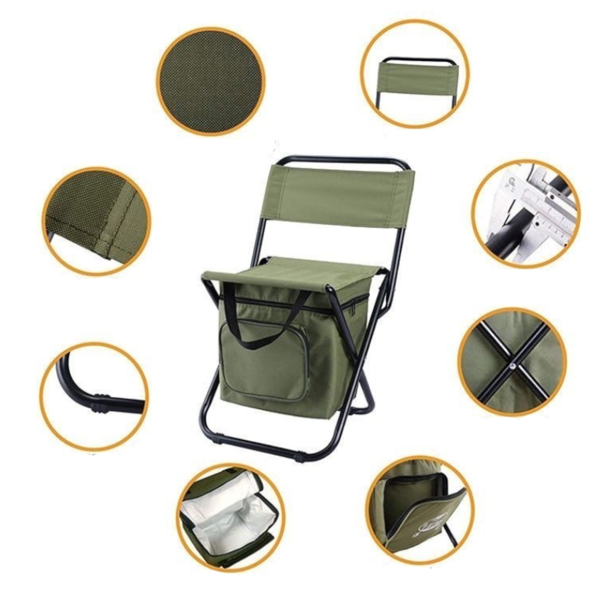 Portable Folding Chair Cooler Bag 3