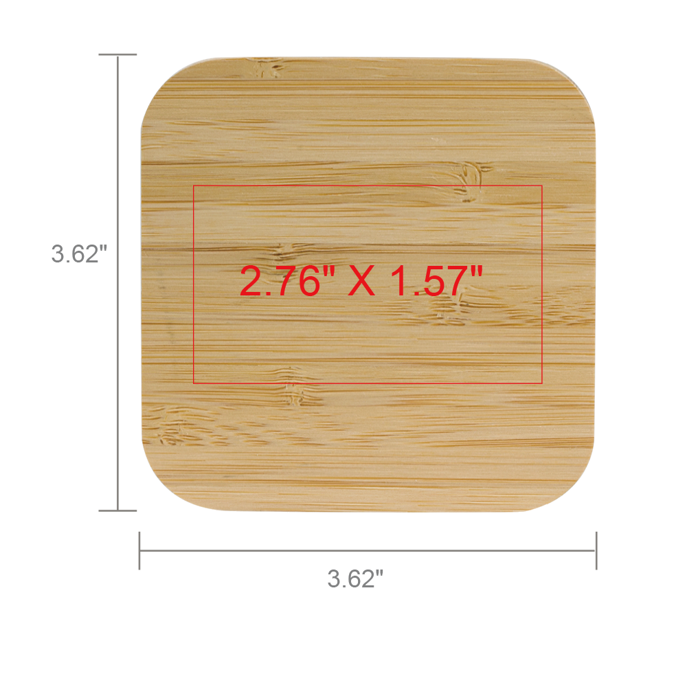 Paso 15W Bamboo Eco-Friendly Wireless Charger 4