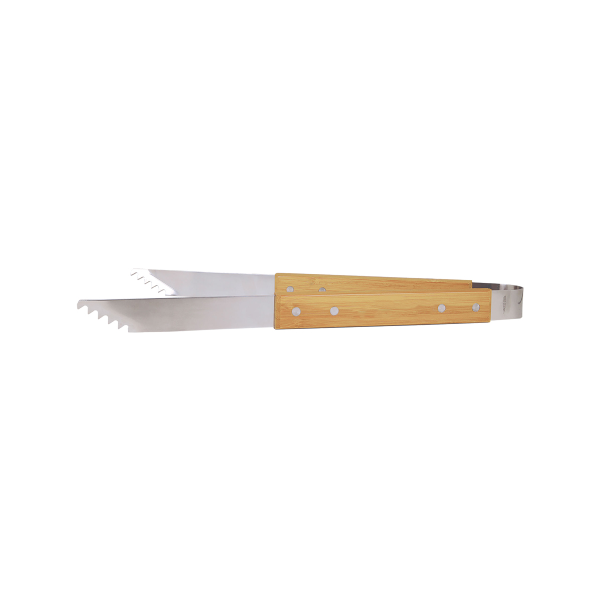 14" Bamboo BBQ Tongs 5