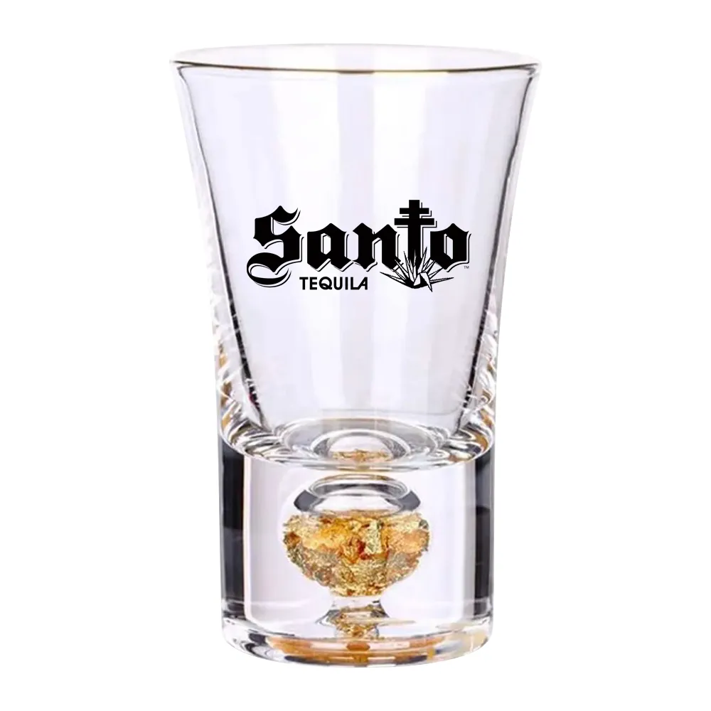 1.5oz. Gold Rimmed Shot Glass 7