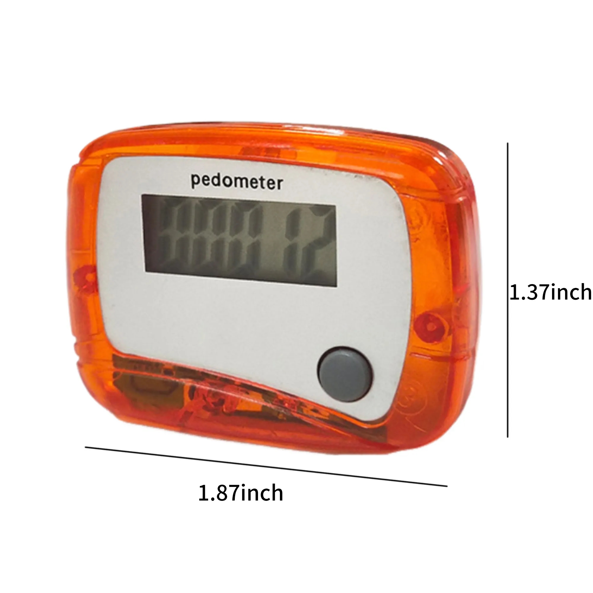 Plastic Clip On Step Counter Pedometer 9