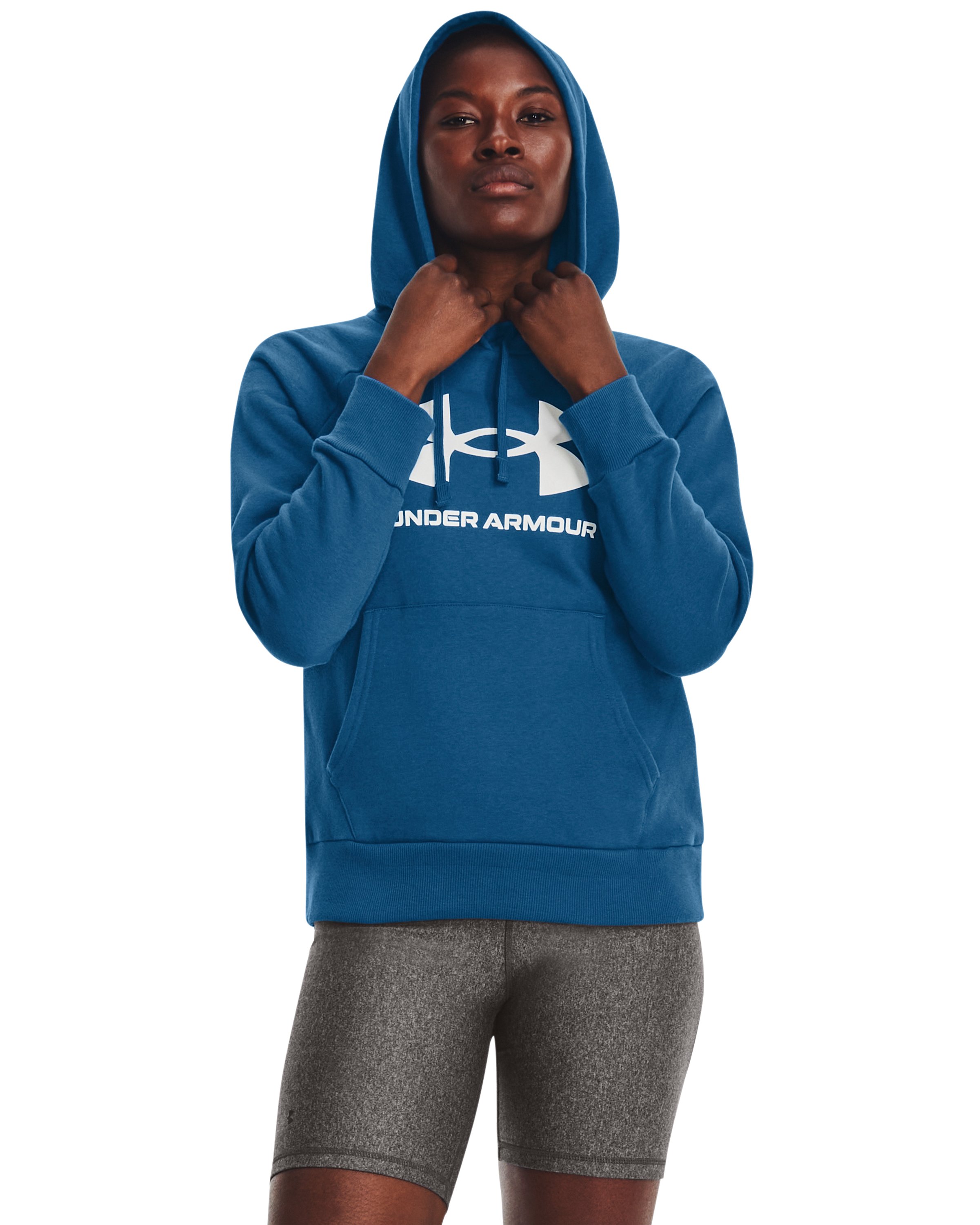 UA Rival Fleece Big Logo Women's Hoodie 10