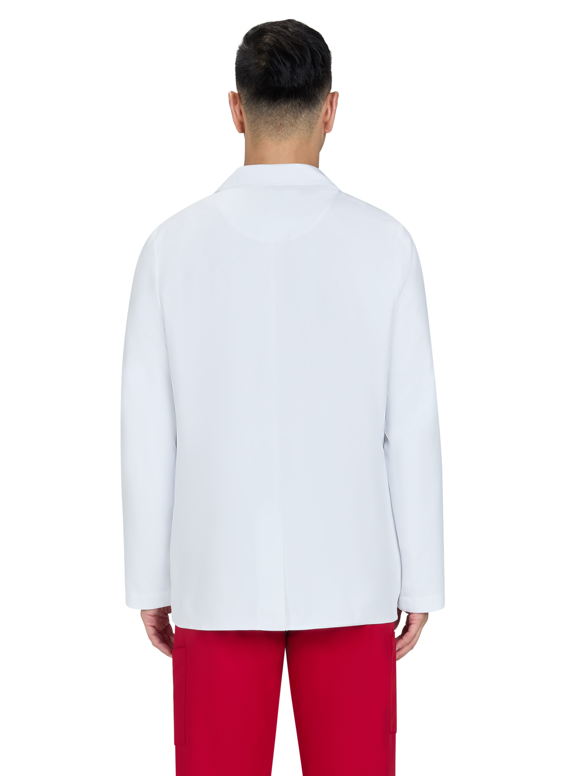 koi - Essentials - Men's Five-Pocket Water Repellent 30.5" Dawson Lab Coat 6