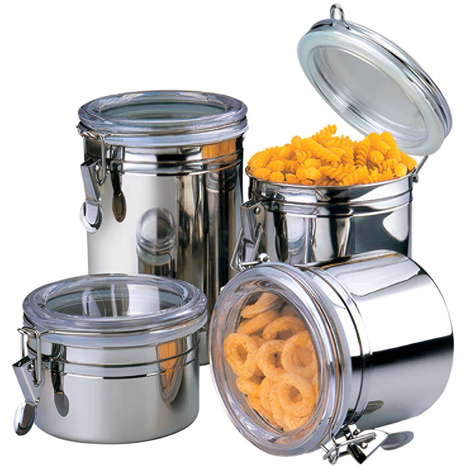 Stainless Steel Airtight Storage Canister Set 3