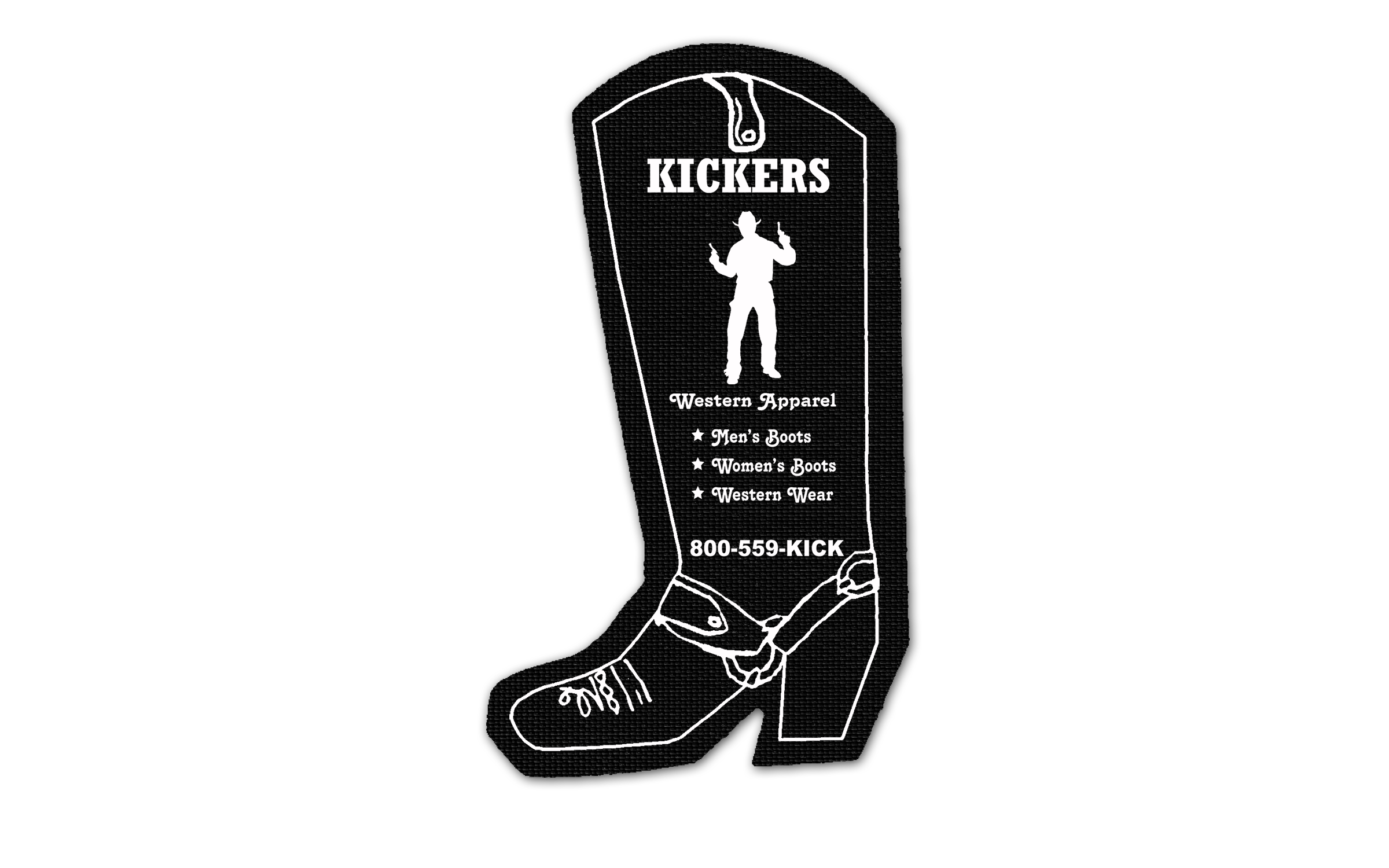 Cowboy Boot Rubber Jar Opener 86