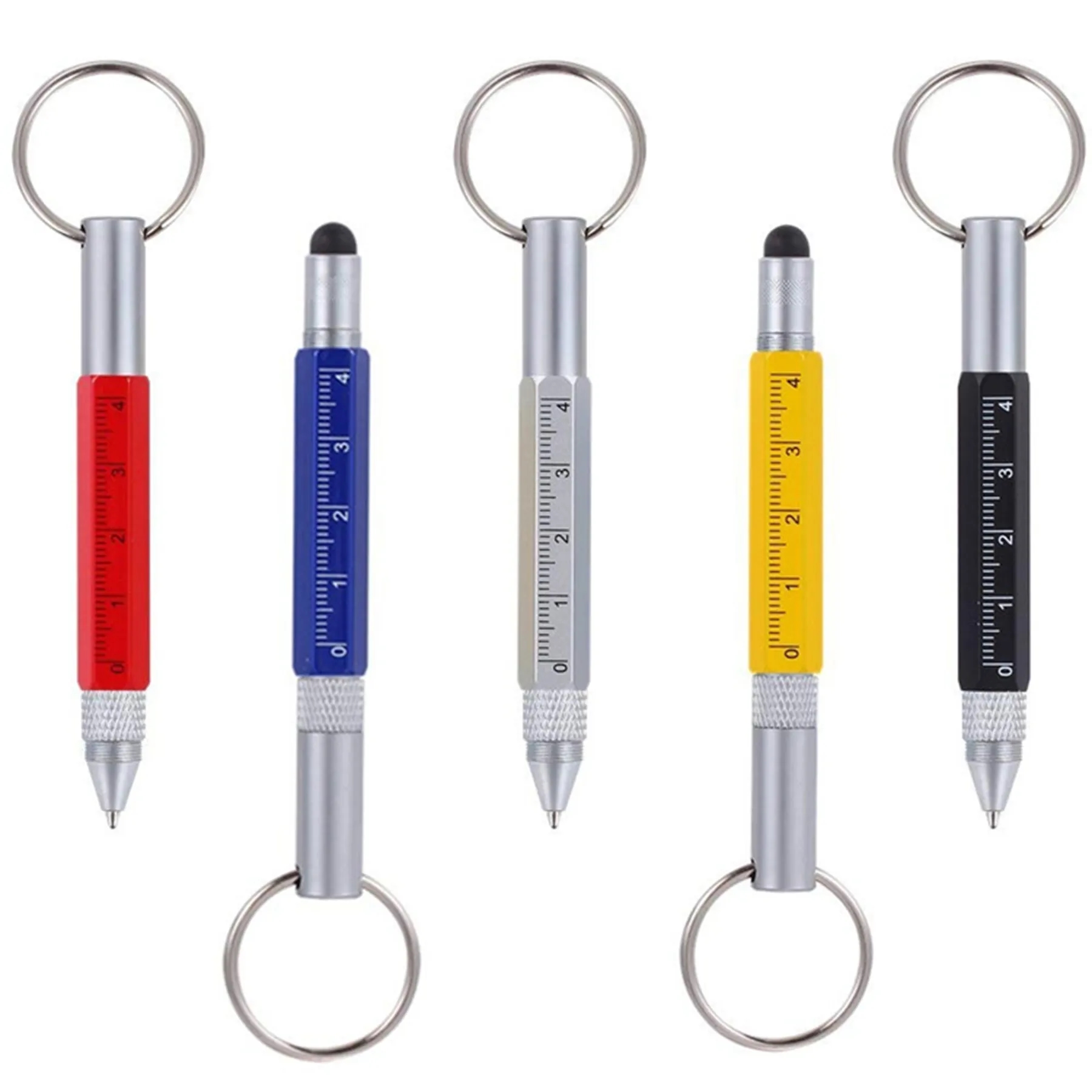 6 In 1 Multitool Tech Tool  Key Ring Screwdriver Pen 4