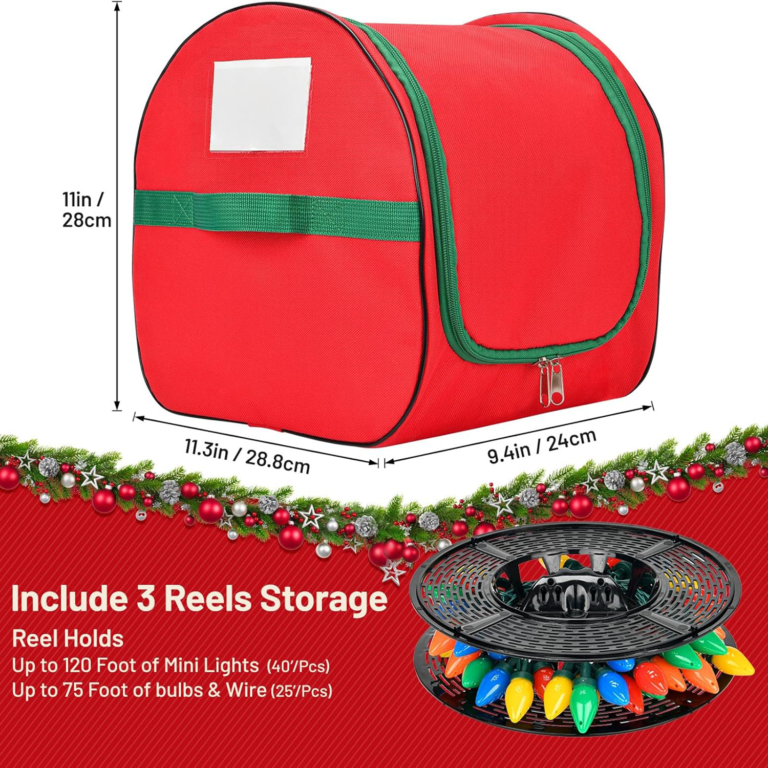Oxford Christmas Light Storage Bag Set 1