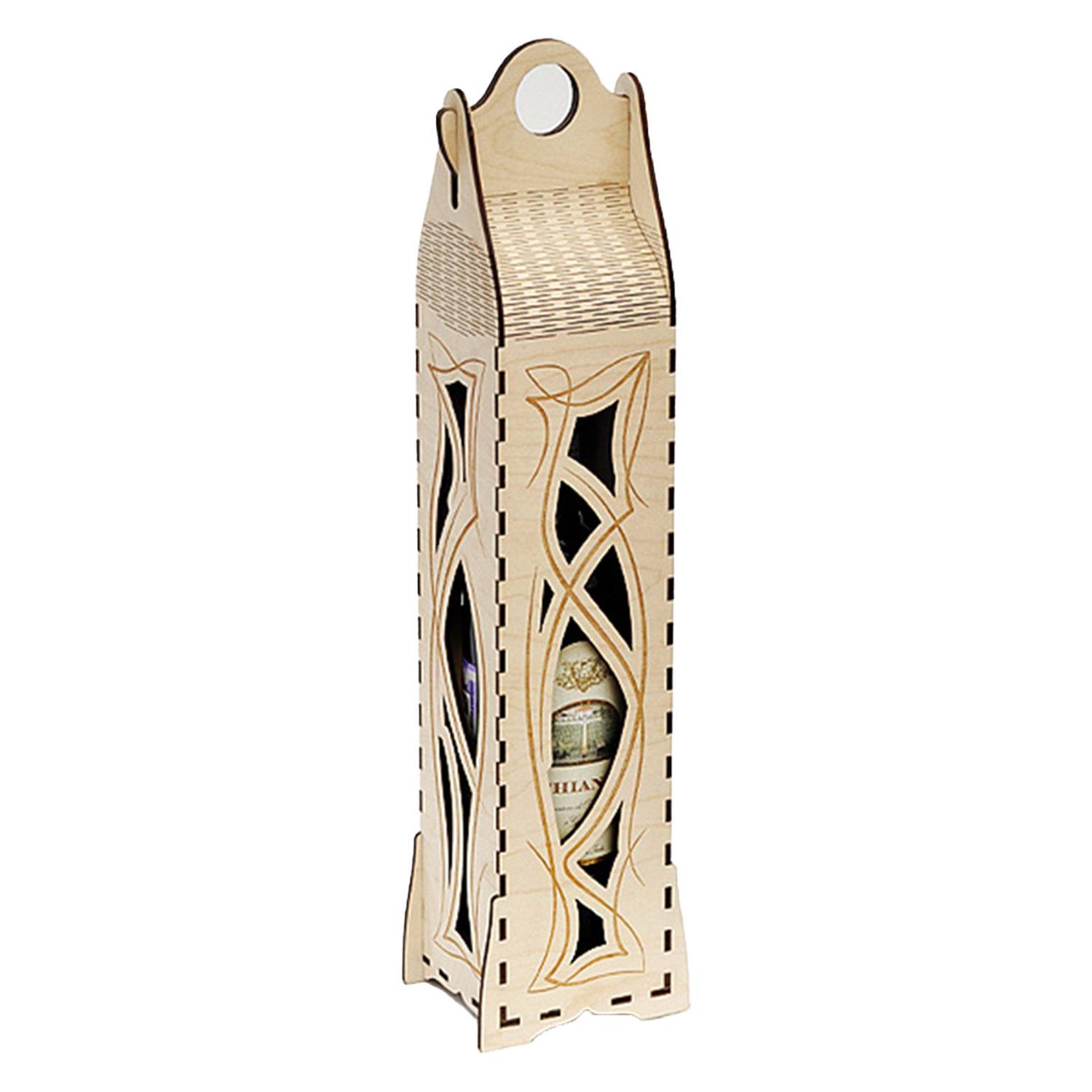 Custom Wooden Wine Bottle Gift Box 3