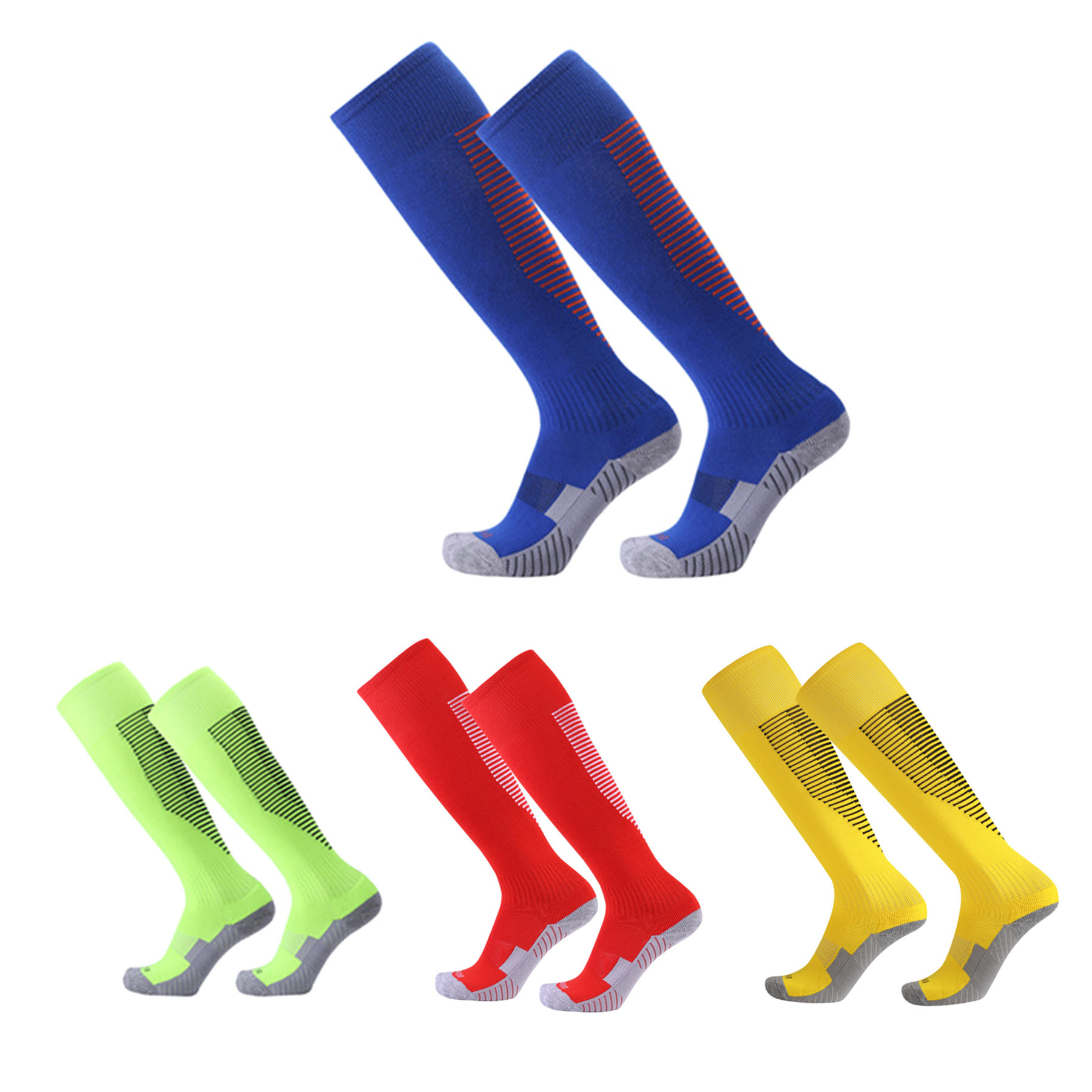 Unisex Knee High Tube Athletic Football Socks 3
